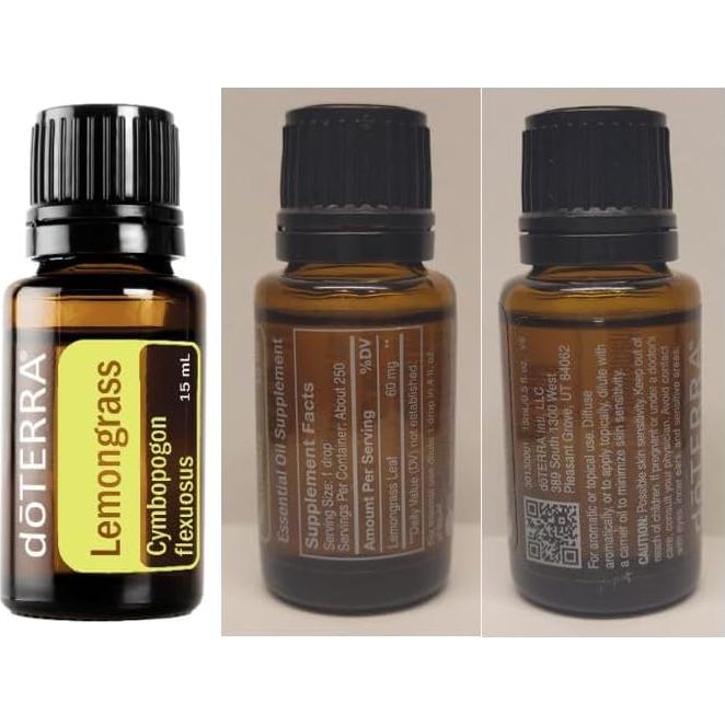 Aceite Esencial de Hierba Limón doTERRA 15 ml - 2 Paquetes