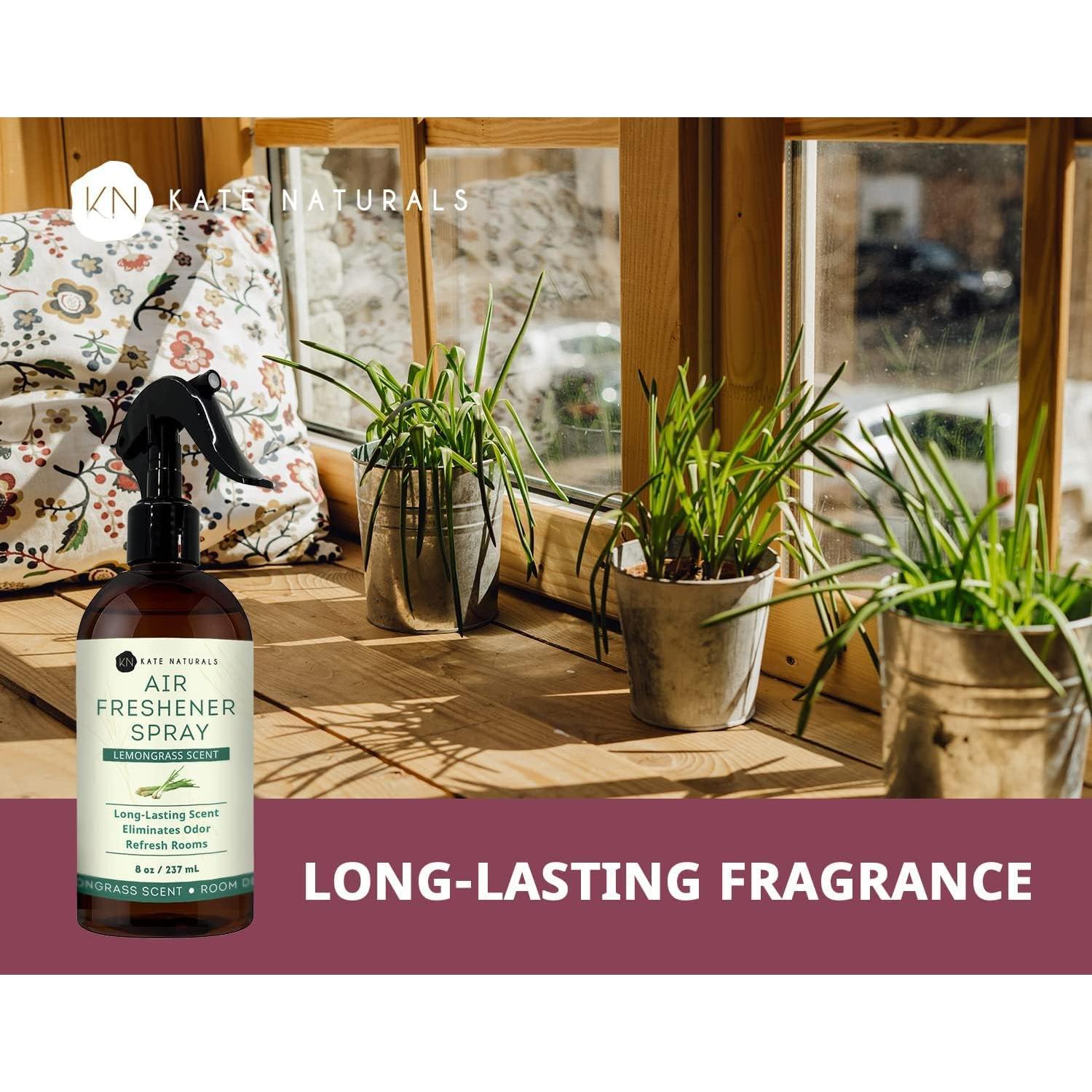 Spray Ambientador Natural Kate Naturals 236.6 ml Hierba Limón