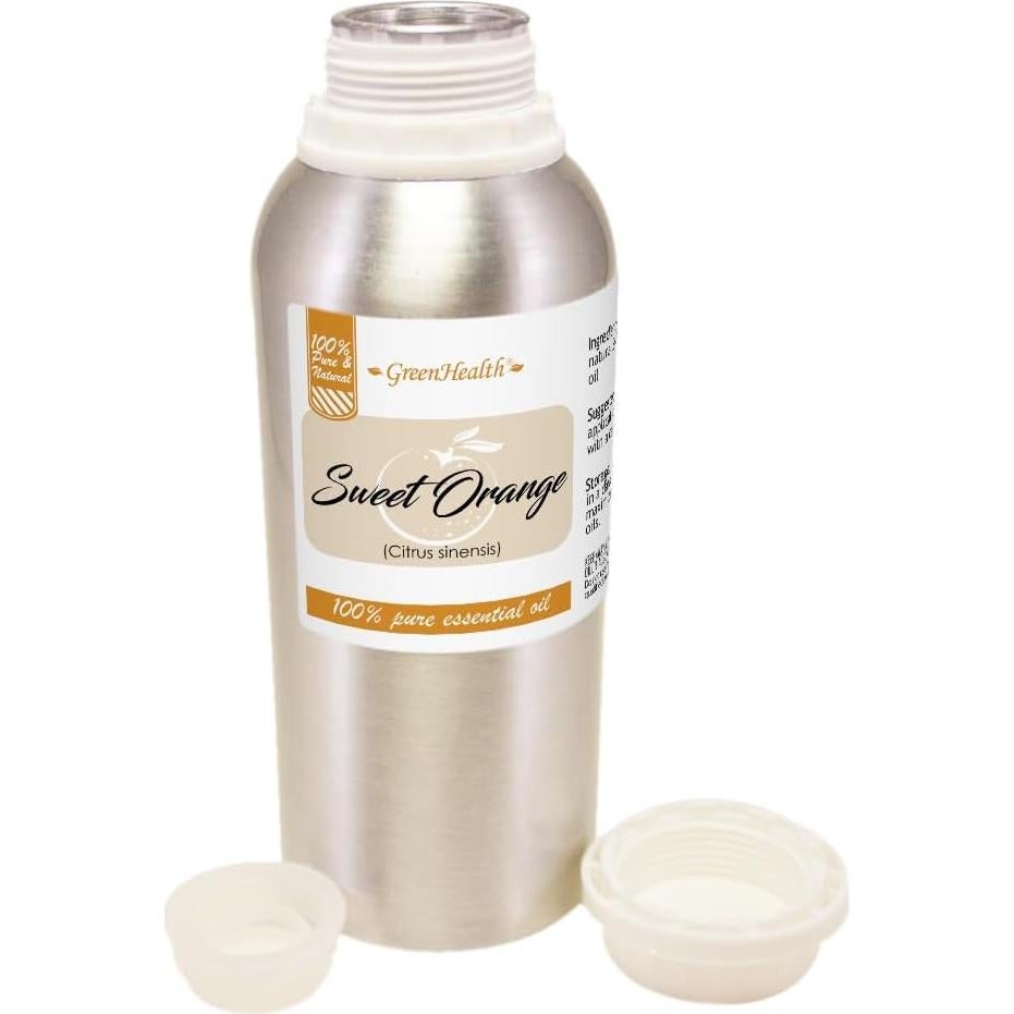 Aceite Esencial de Naranja Dulce GreenHealth 237 ml 100% Puro