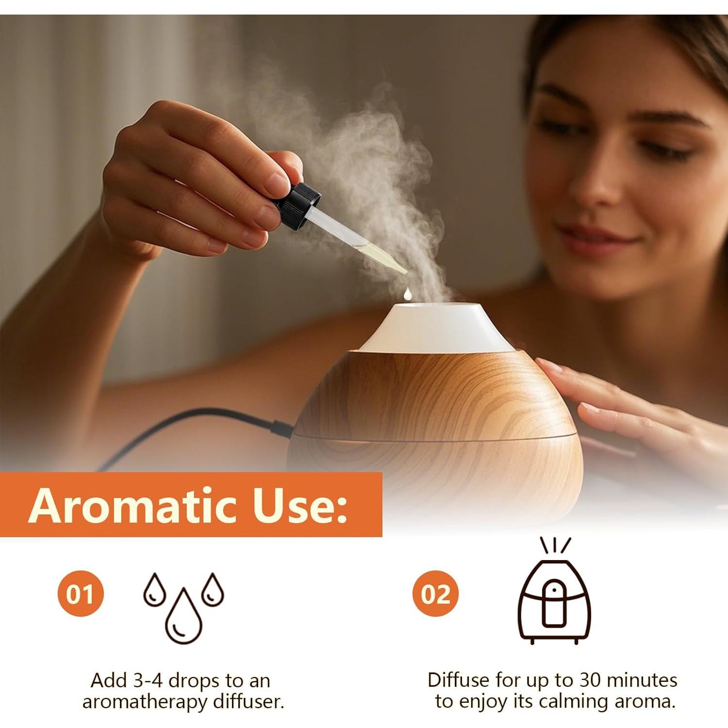 Aceite Esencial de Incienso Orgánico Rulviou 60ml - Aromaterapia y Cuidado de la Piel