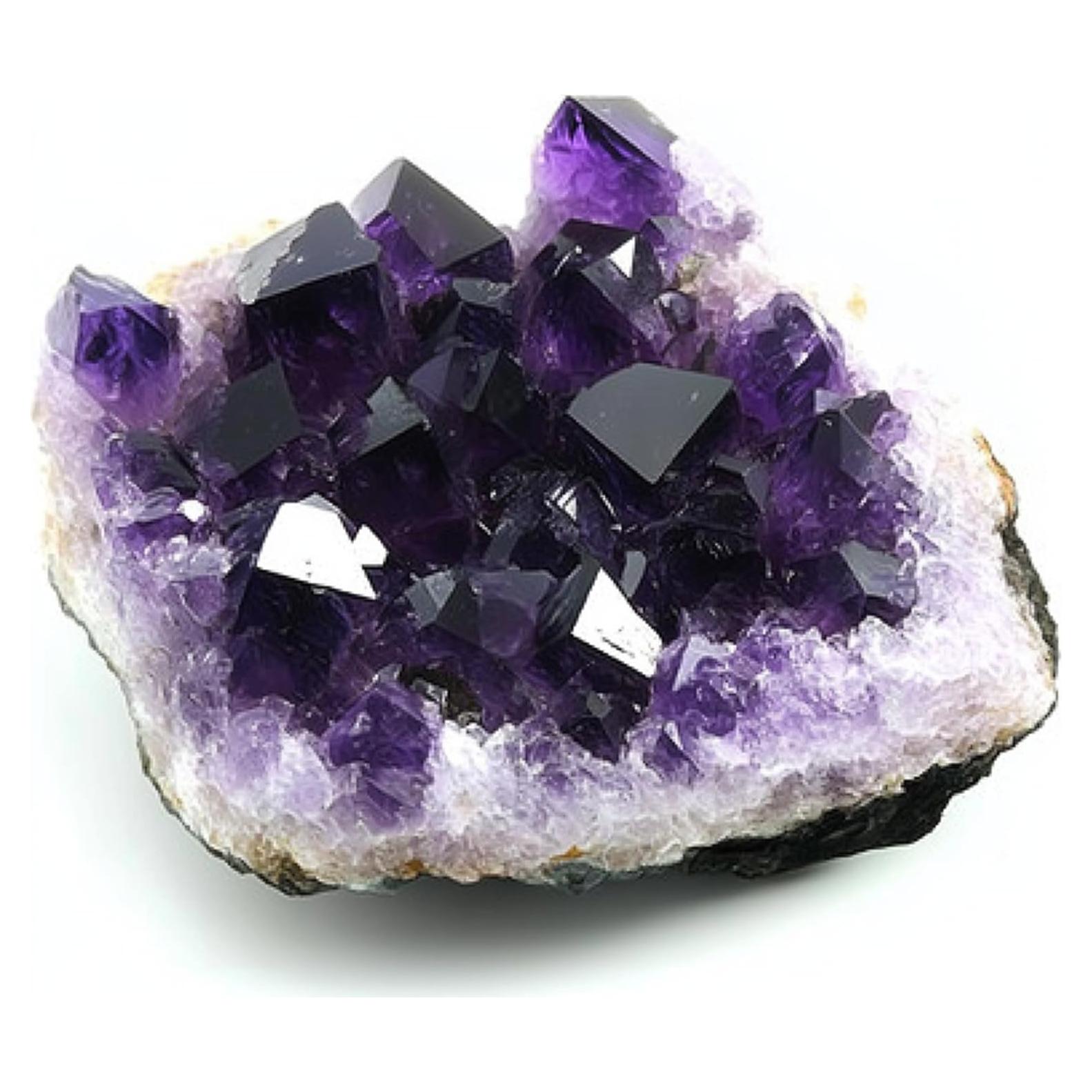 Cristales de Amatista Crudos 2PCS WYJHYZN 0.4-1.5kg Decoración