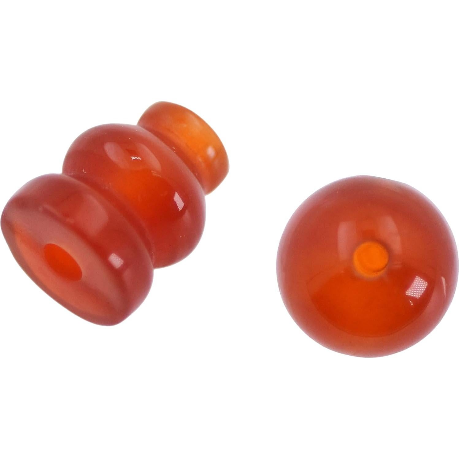 Perlas Guru de Ágata Simulada Mandala Crafts - 10mm 10 Piezas