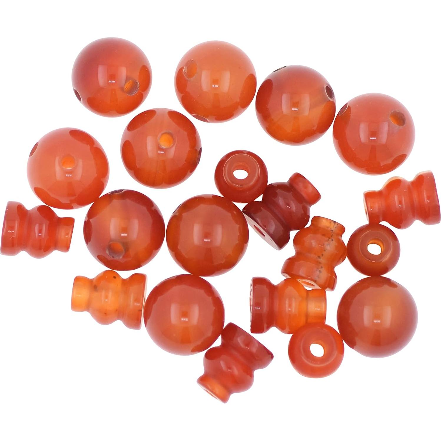 Perlas Guru de Ágata Simulada Mandala Crafts - 10mm 10 Piezas