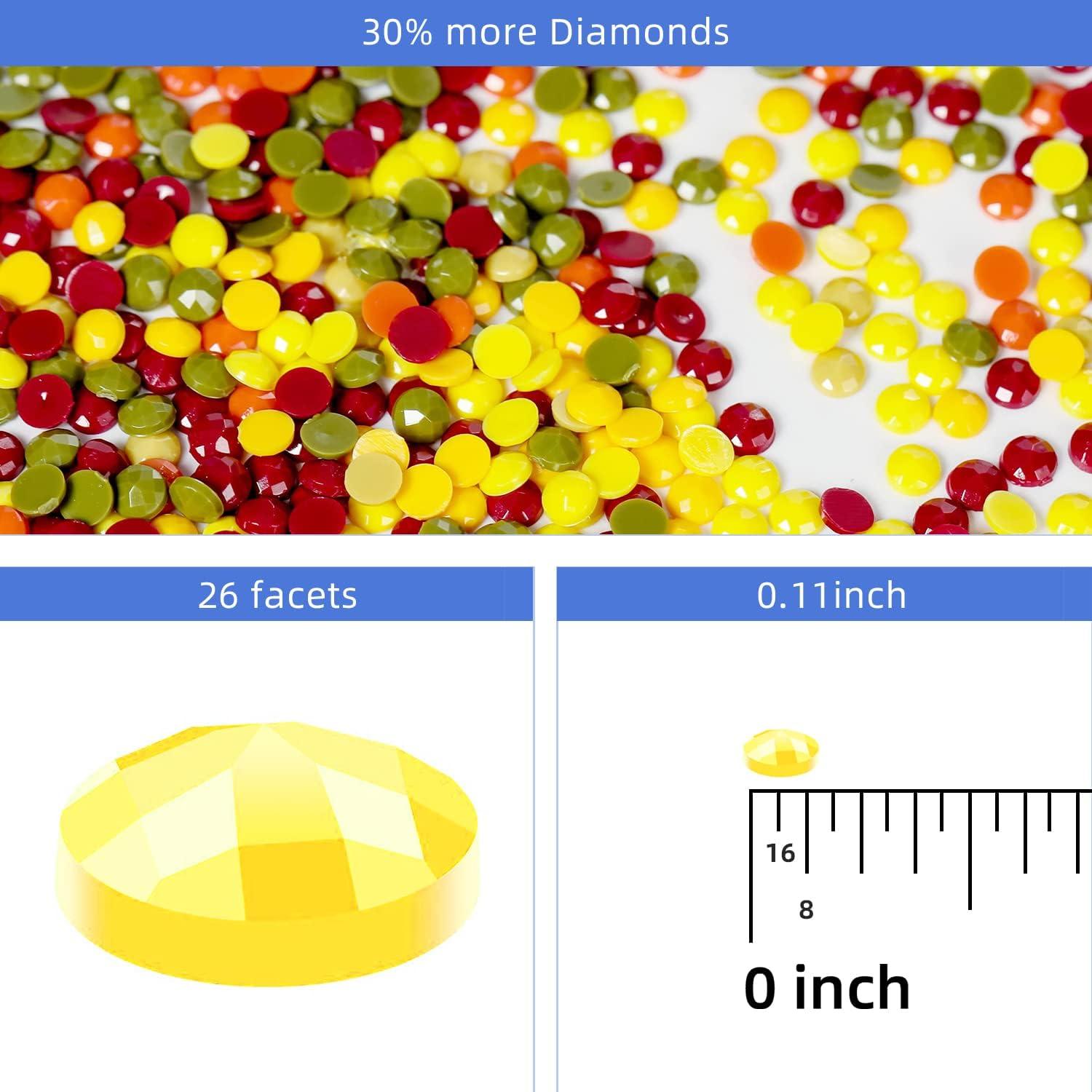 Kit de Pintura de Diamantes DKHDBD 30x40 cm Mariposa Amarilla