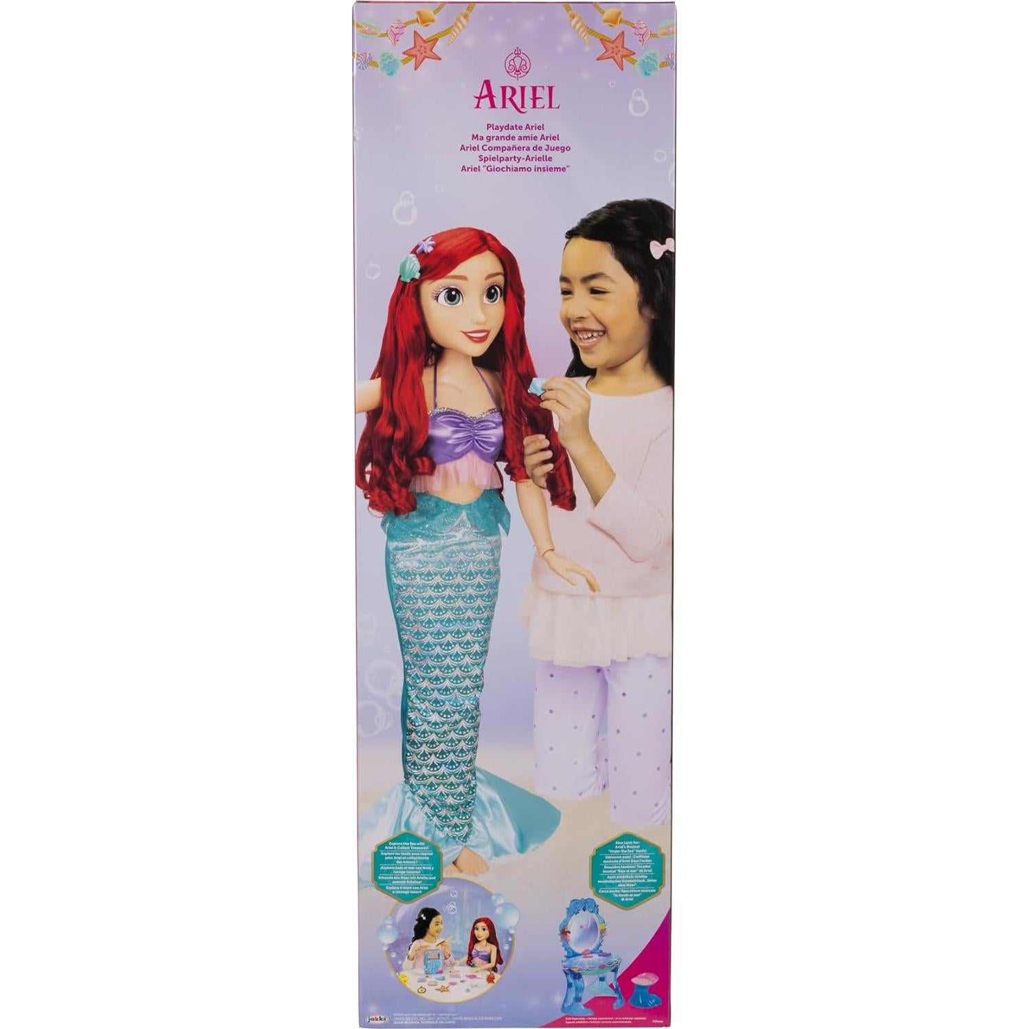 Muñeca Playdate Disney Princess Ariel 81 cm Articulada