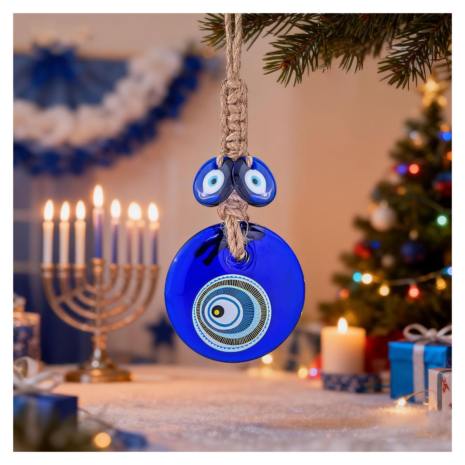 Amuleto Ojo Maligno Nazar de Vidrio 7.87 cm para Decoración