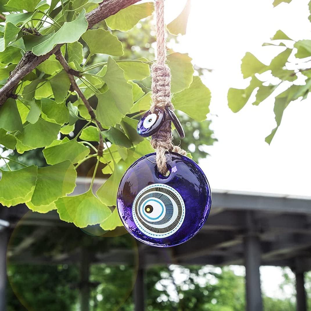 Amuleto Ojo Maligno Nazar de Vidrio 7.87 cm para Decoración