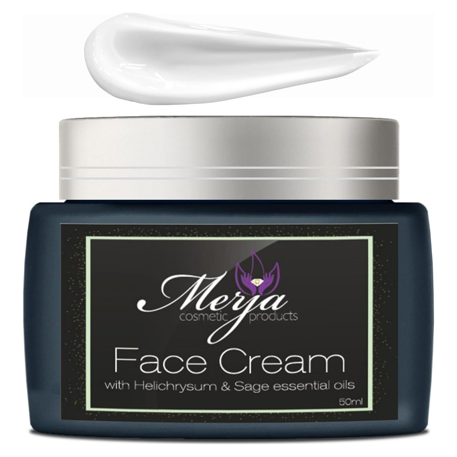 Crema Facial Merja 50ml - Hidratante con Colágeno y Aceites Esenciales
