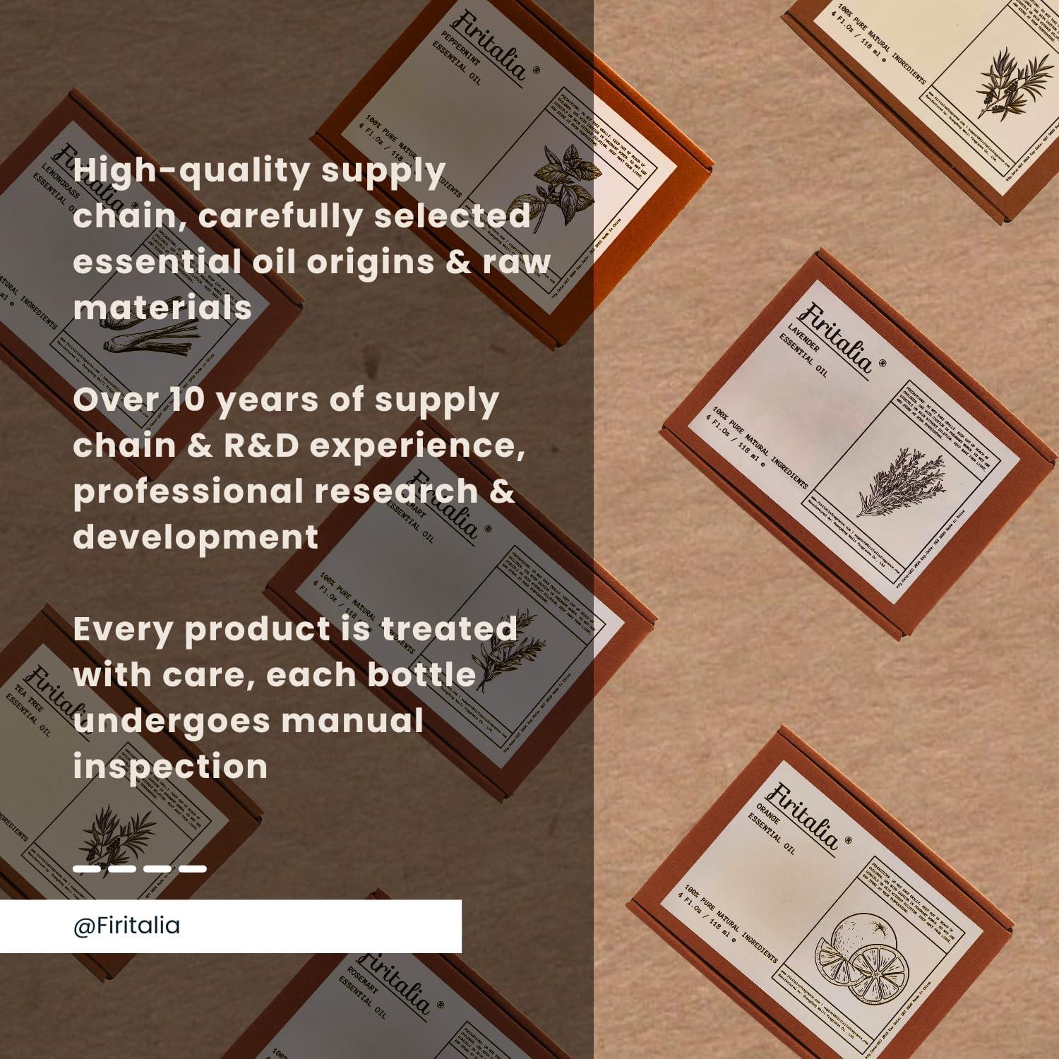 Aceite Esencial de Romero 118ml - 100% Puro para Cabello y Energía