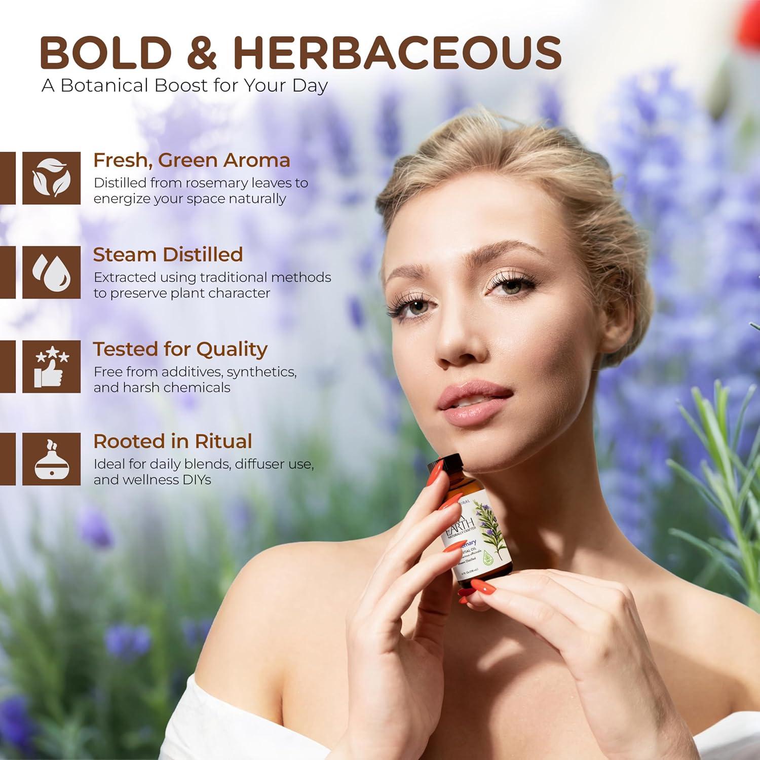 Aceite Esencial de Romero Viva Earth 113.4 ml - Puro y Natural