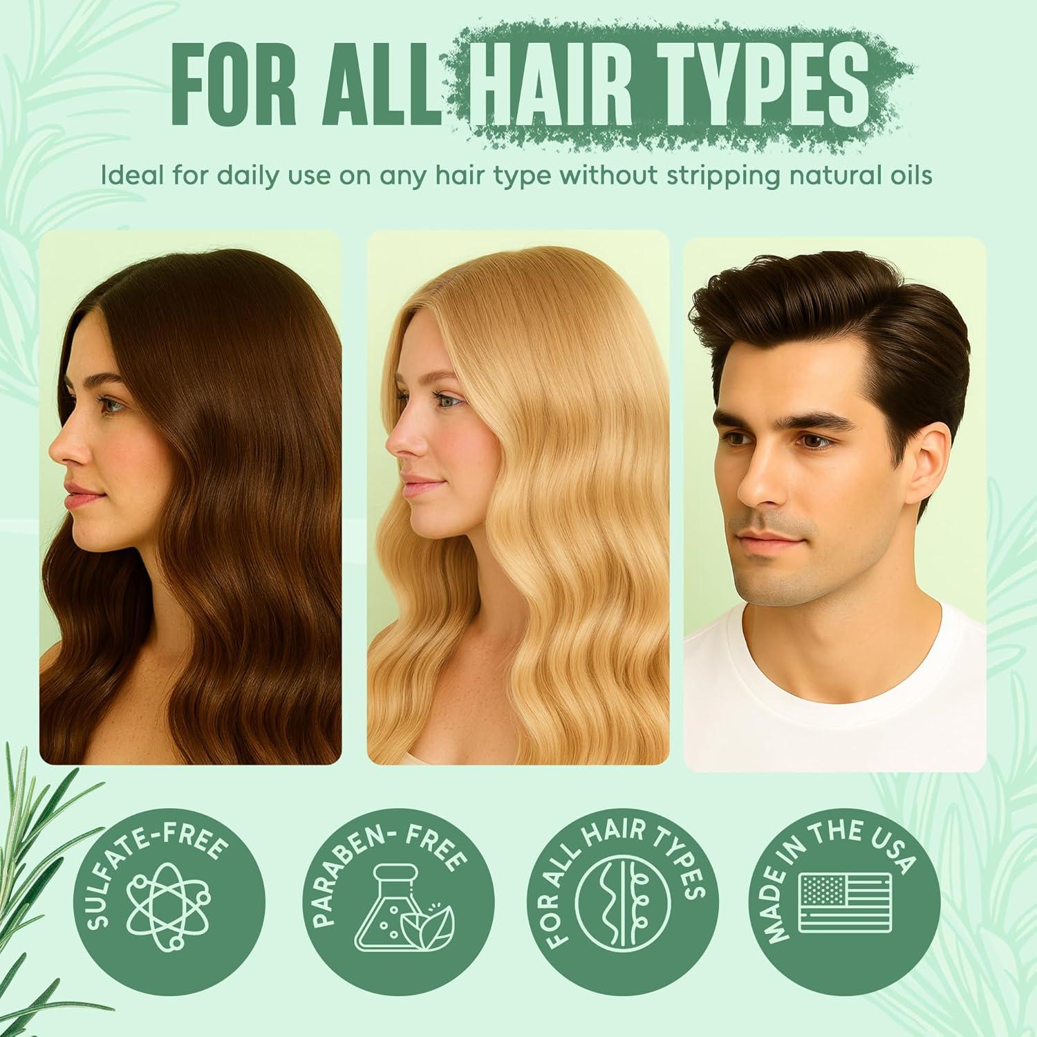 Conjunto Champú y Acondicionador Romero Batana 473 ml Sin Sulfatos