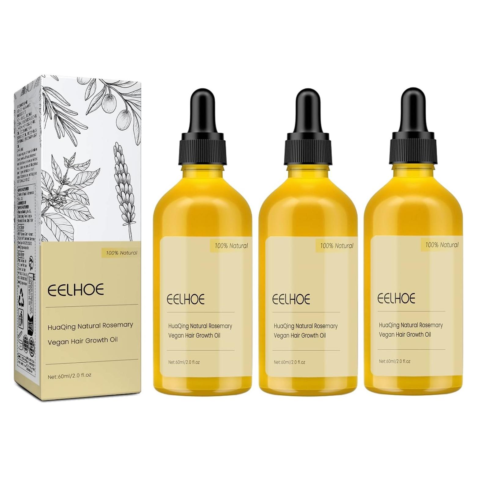 Aceite de Crecimiento Capilar Eelhoe 180ml Orgánico Romero