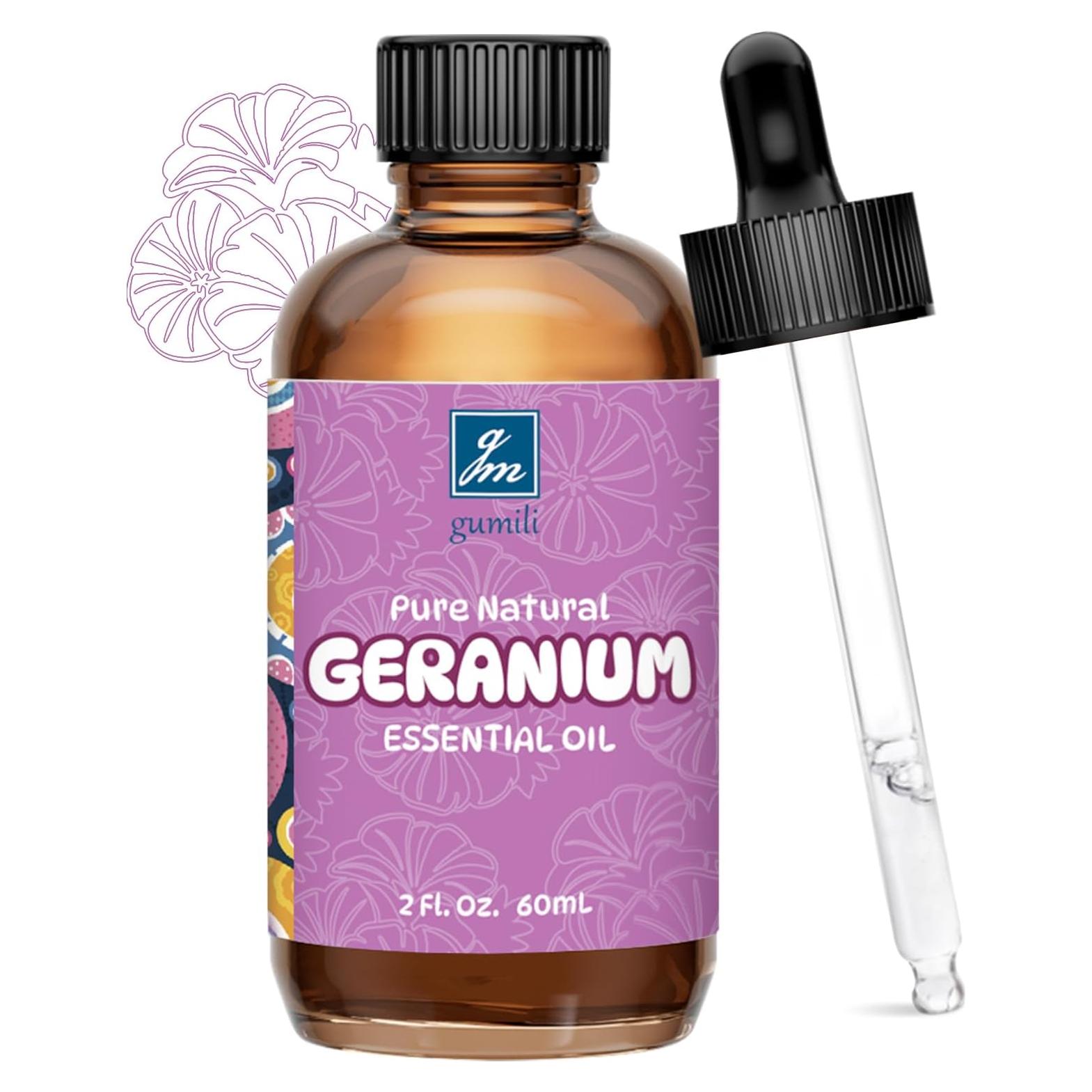 Aceite Esencial de Geranio Puro 60 ml - Gm Gumili