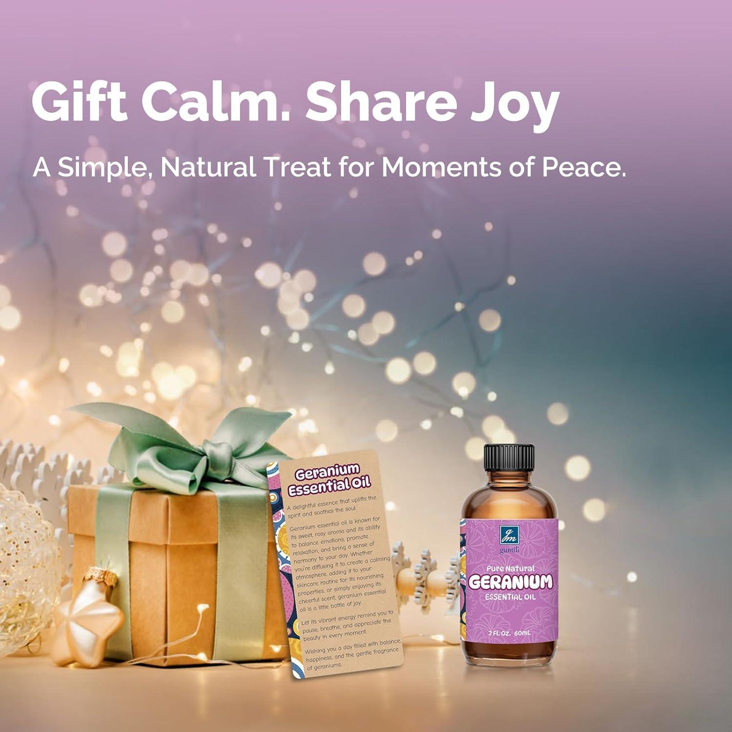 Aceite Esencial de Geranio Puro 60 ml - Gm Gumili