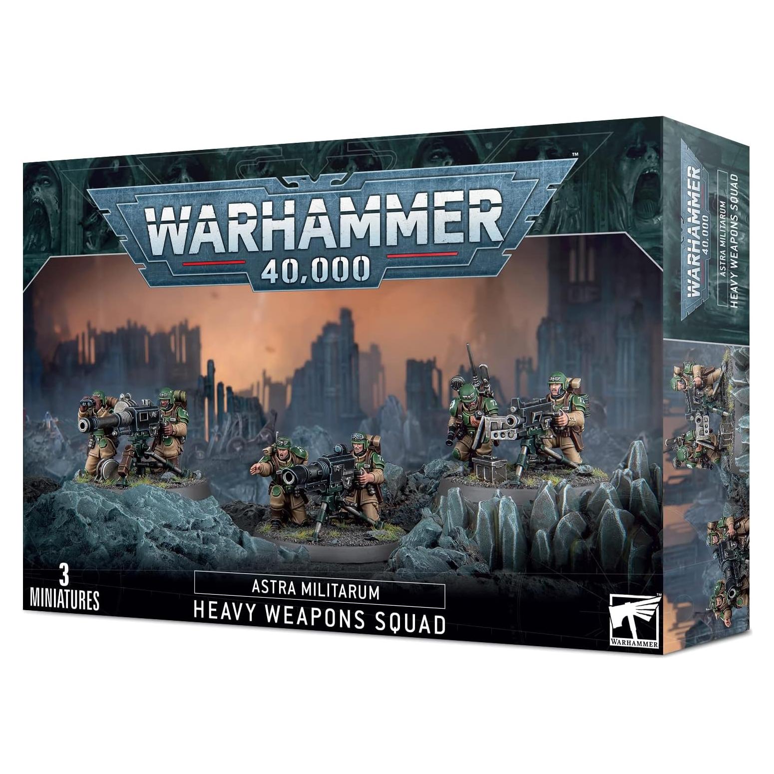 Games Workshop Warhammer 40K Astra Militarum Escuadrón Armas Pesadas