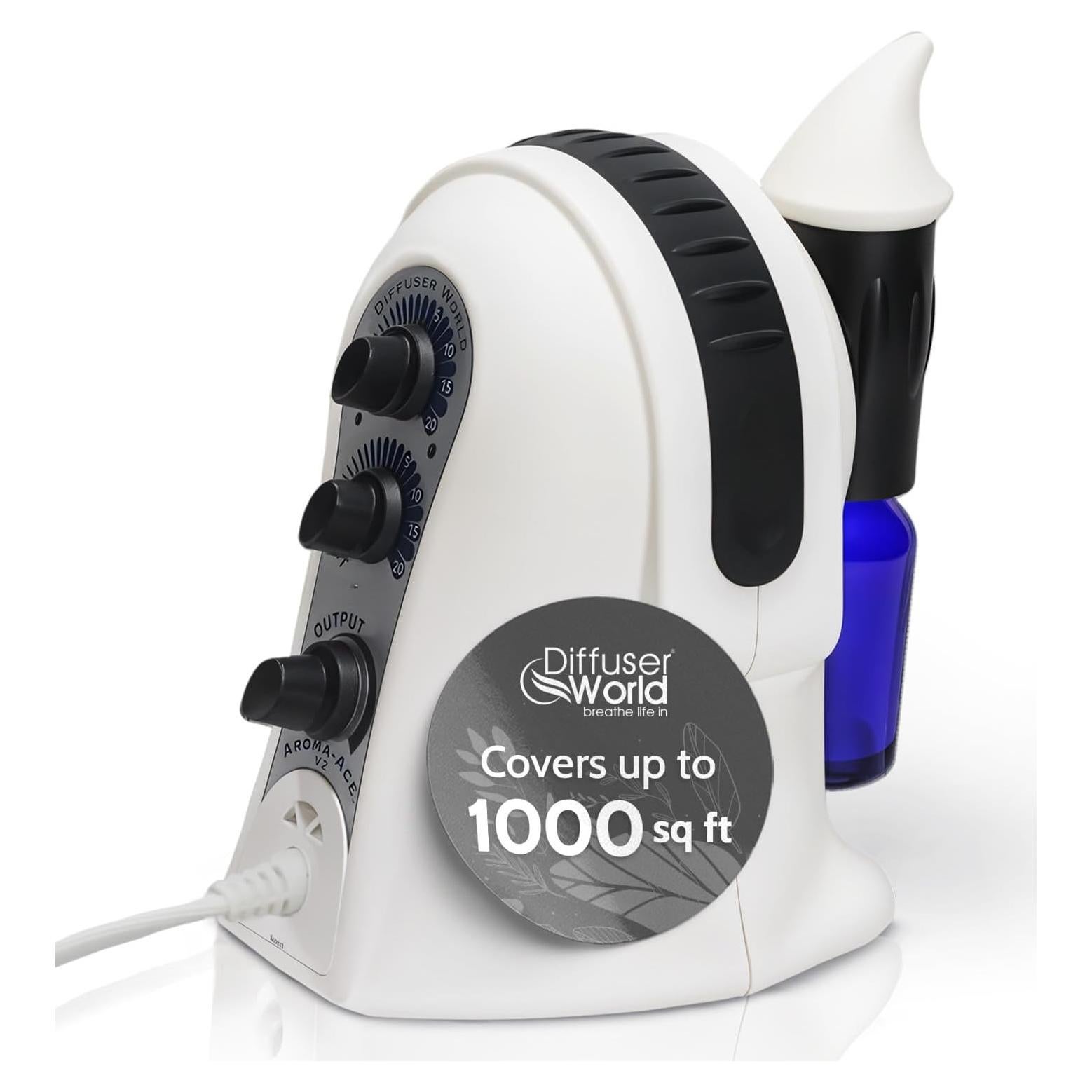 Difusor de Aromas Sin Agua Diffuser World Negro 110V