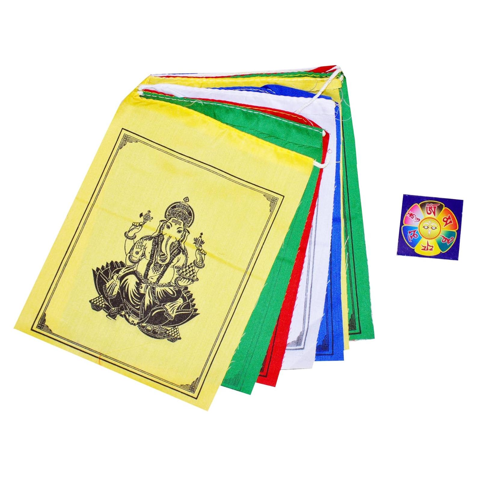 Banderas de Oración Tibetanas Mandala Crafts 1.5m Algodón