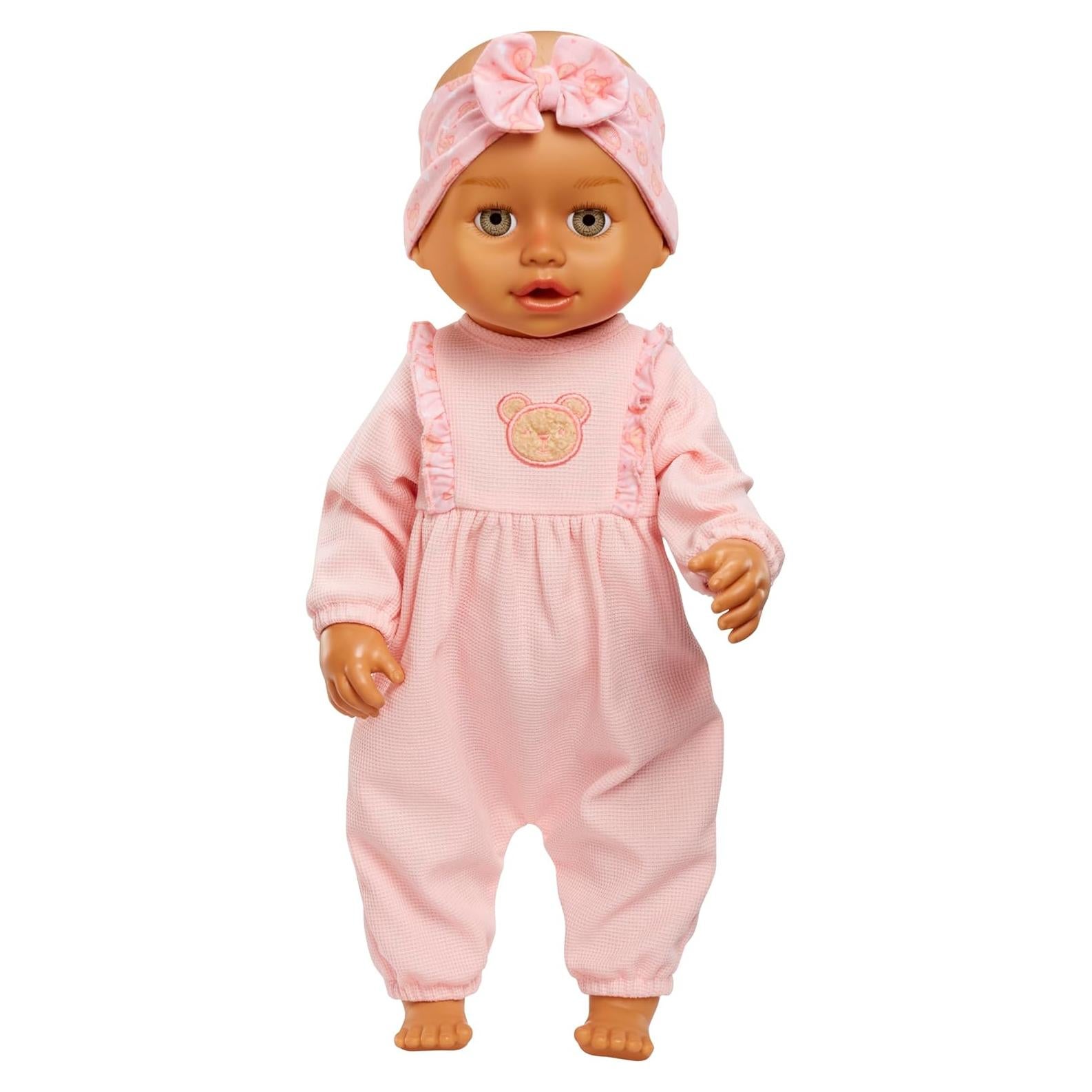 Muñeca Bebé Nacido Aprende a Caminar Olivia - Ojos Grises-Verdes