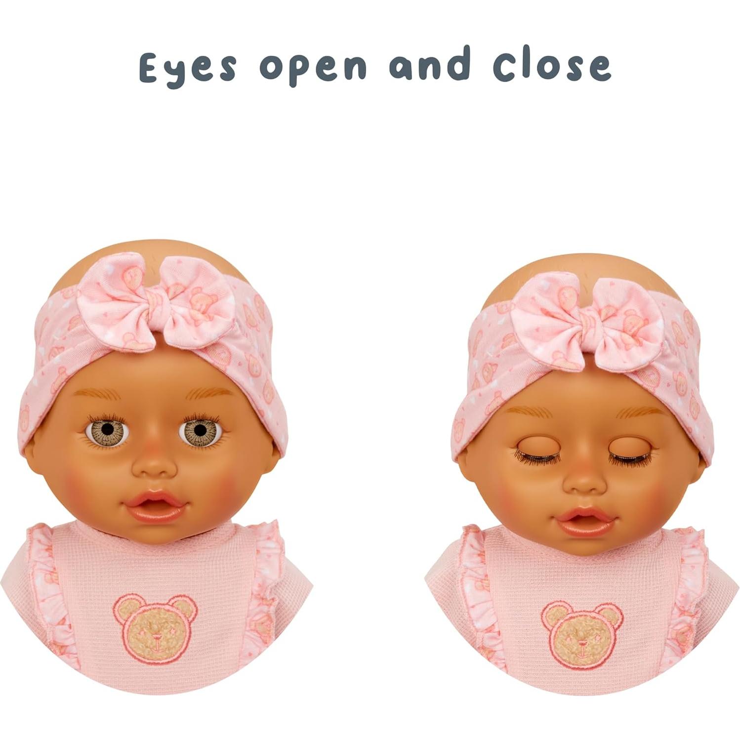 Muñeca Bebé Nacido Aprende a Caminar Olivia - Ojos Grises-Verdes