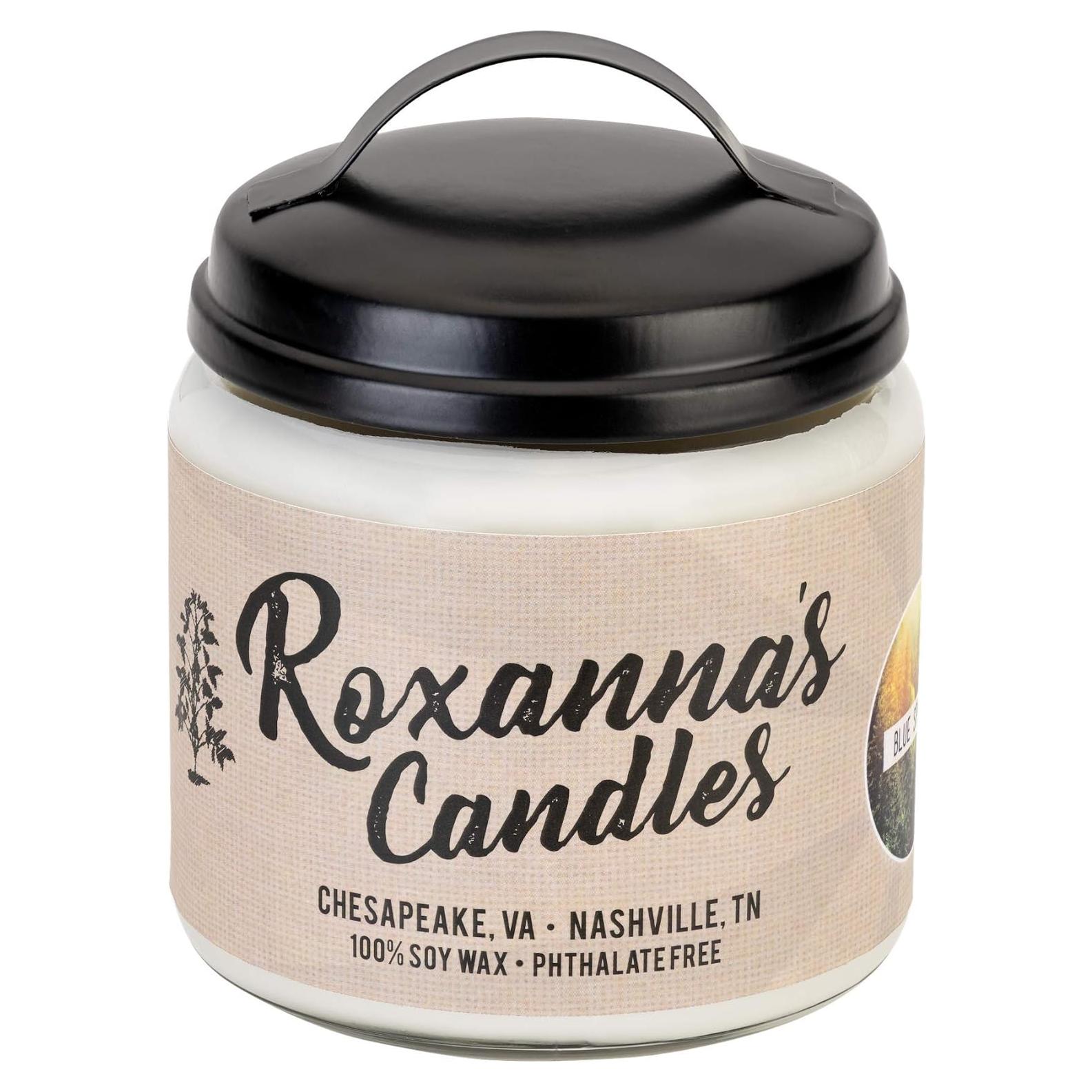 Vela de Soja Aromatizada Pino Azul Velas de Roxanna 453g