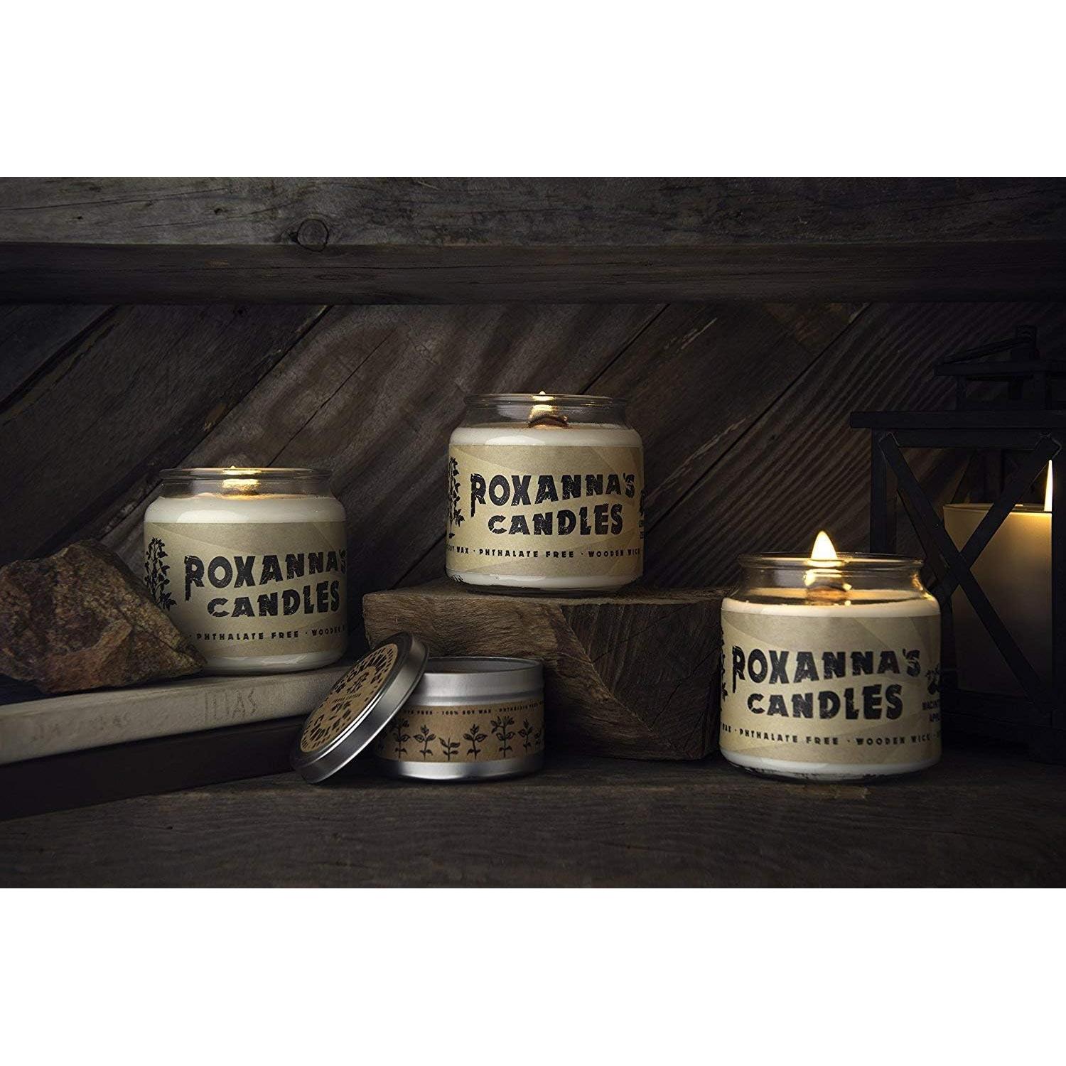 Vela de Soja Aromatizada Pino Azul Velas de Roxanna 453g