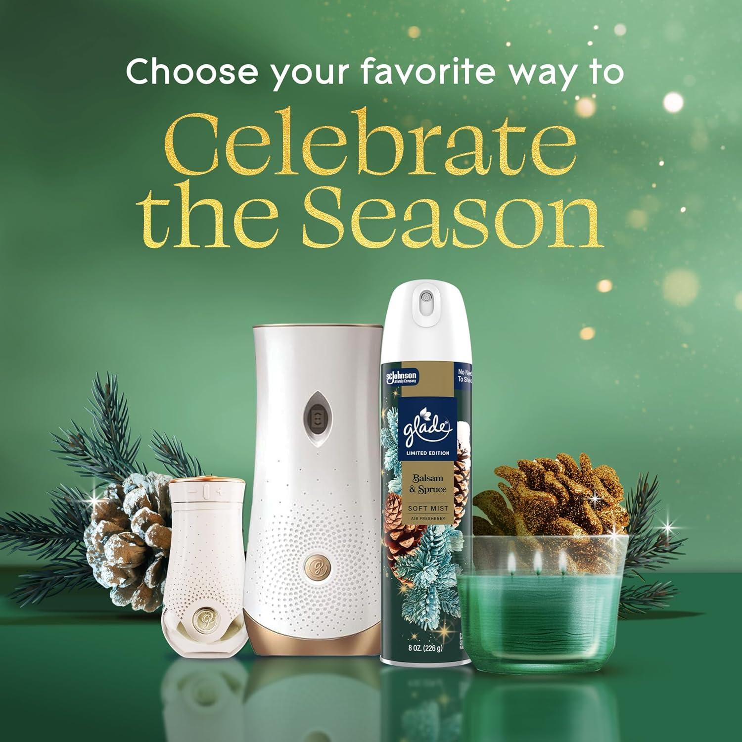 Vela Aromática Glade Balsam & Spruce 115g - 2 Unidades