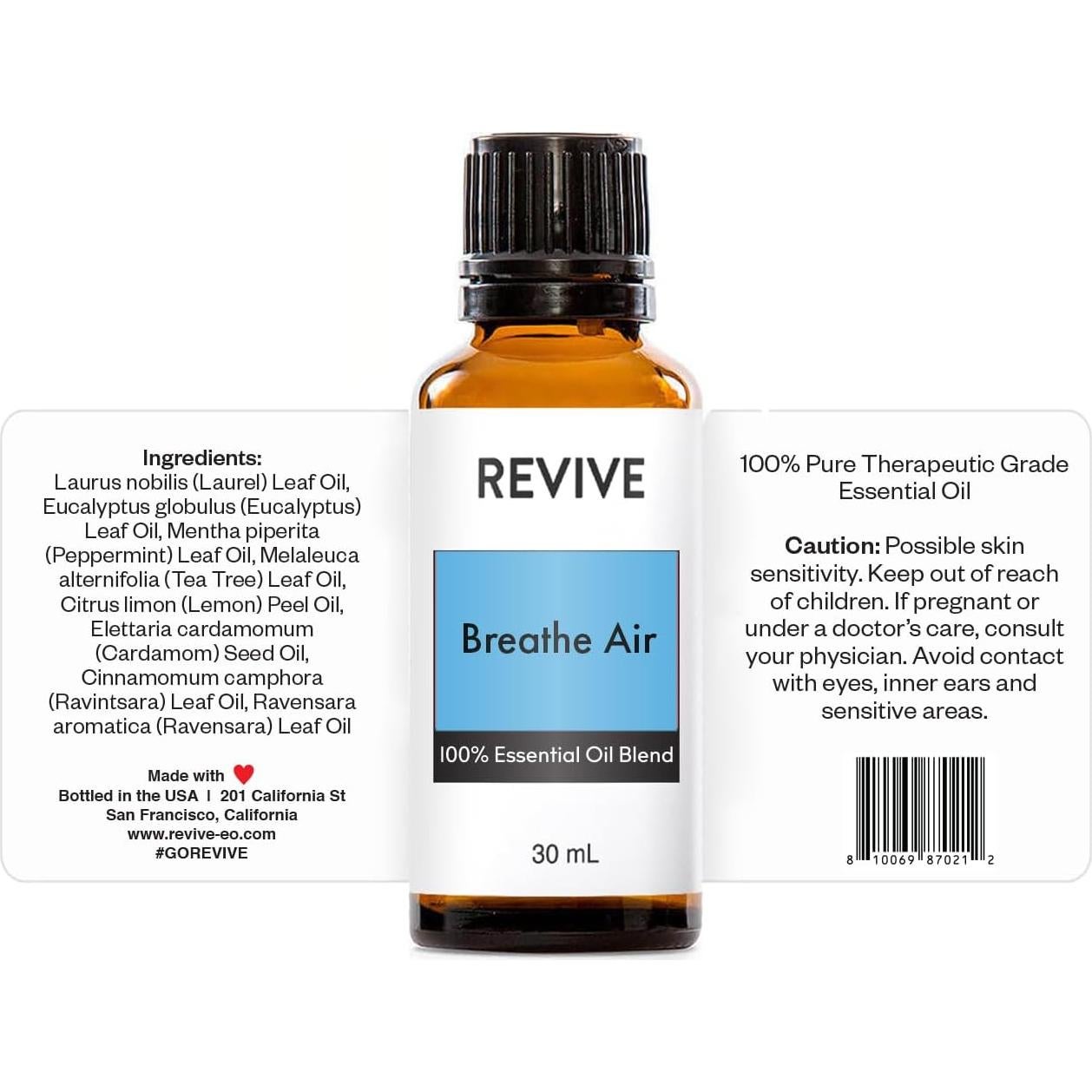 Aceite Esencial Breathe Air 30mL REVIVE - 100% Puro Terapéutico