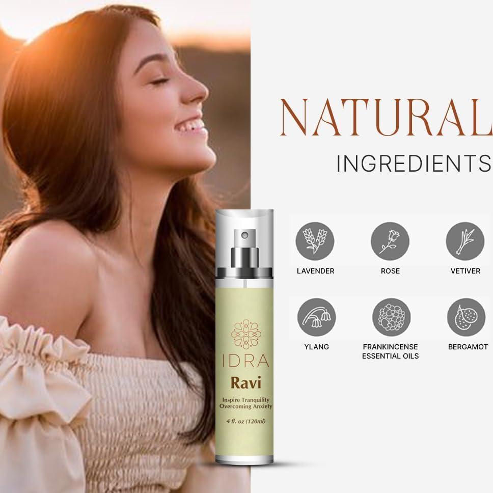 Mezcla de Aceite Esencial Idra Ravi 120ML Aromaterapia Orgánica