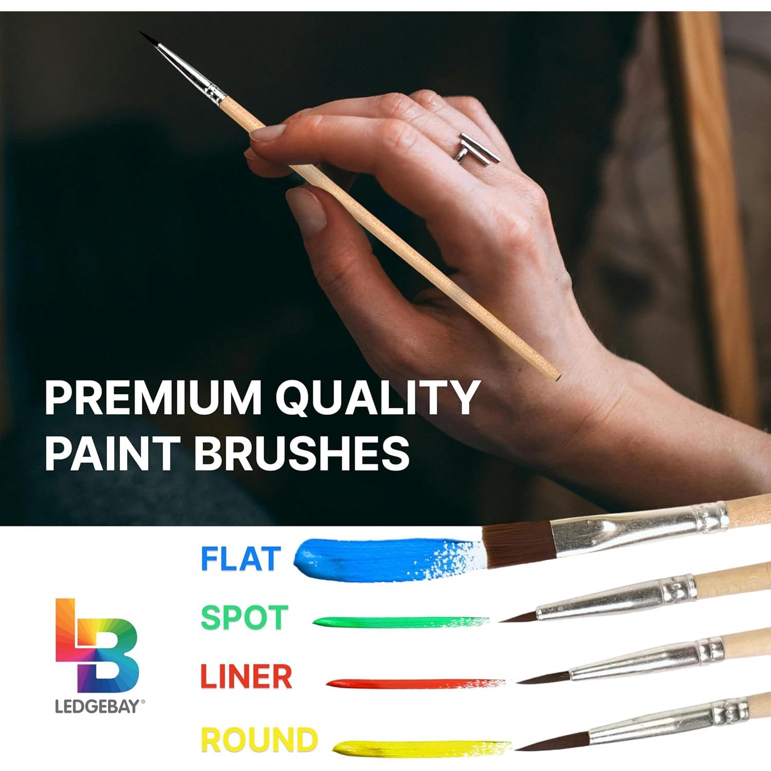 Kit de Pintura por Números Ledgebay 30x40 cm Acrílica