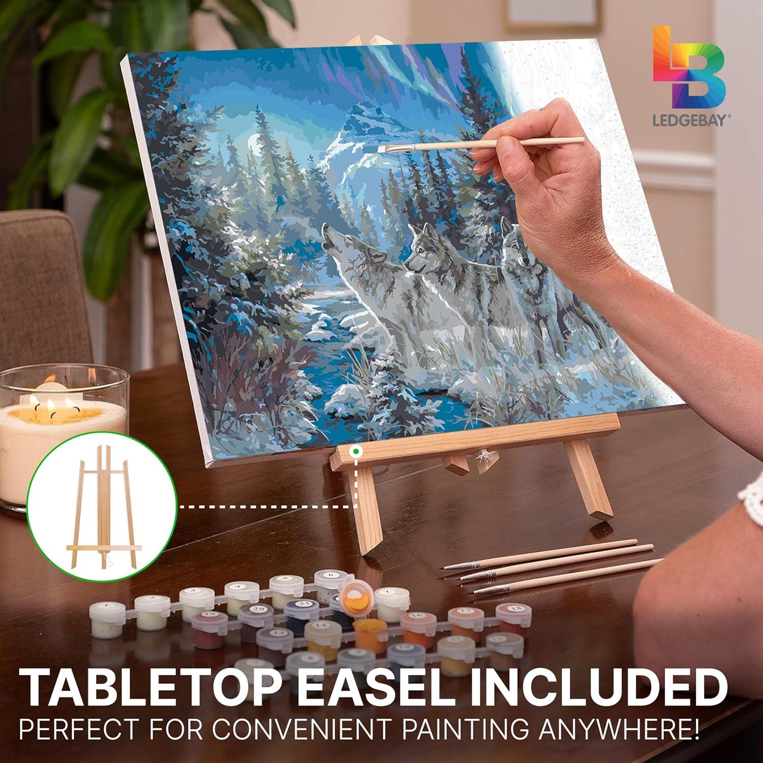 Kit de Pintura por Números Ledgebay 30x40 cm Acrílica