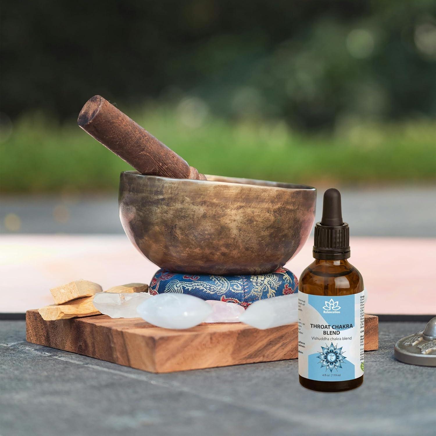 Aceite Botánico Relaxcation para Chakra de la Garganta 59 ml