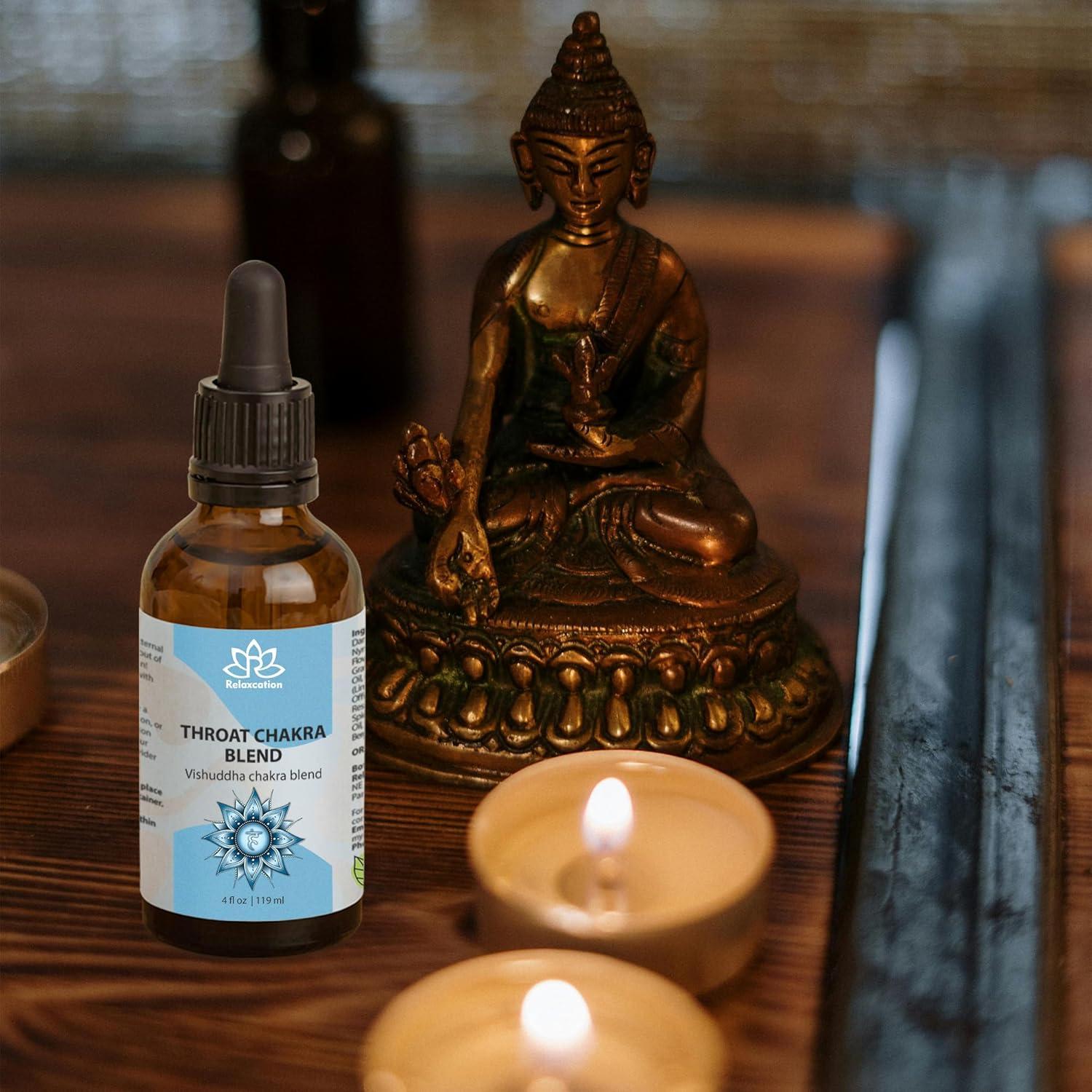 Aceite Botánico Relaxcation para Chakra de la Garganta 59 ml
