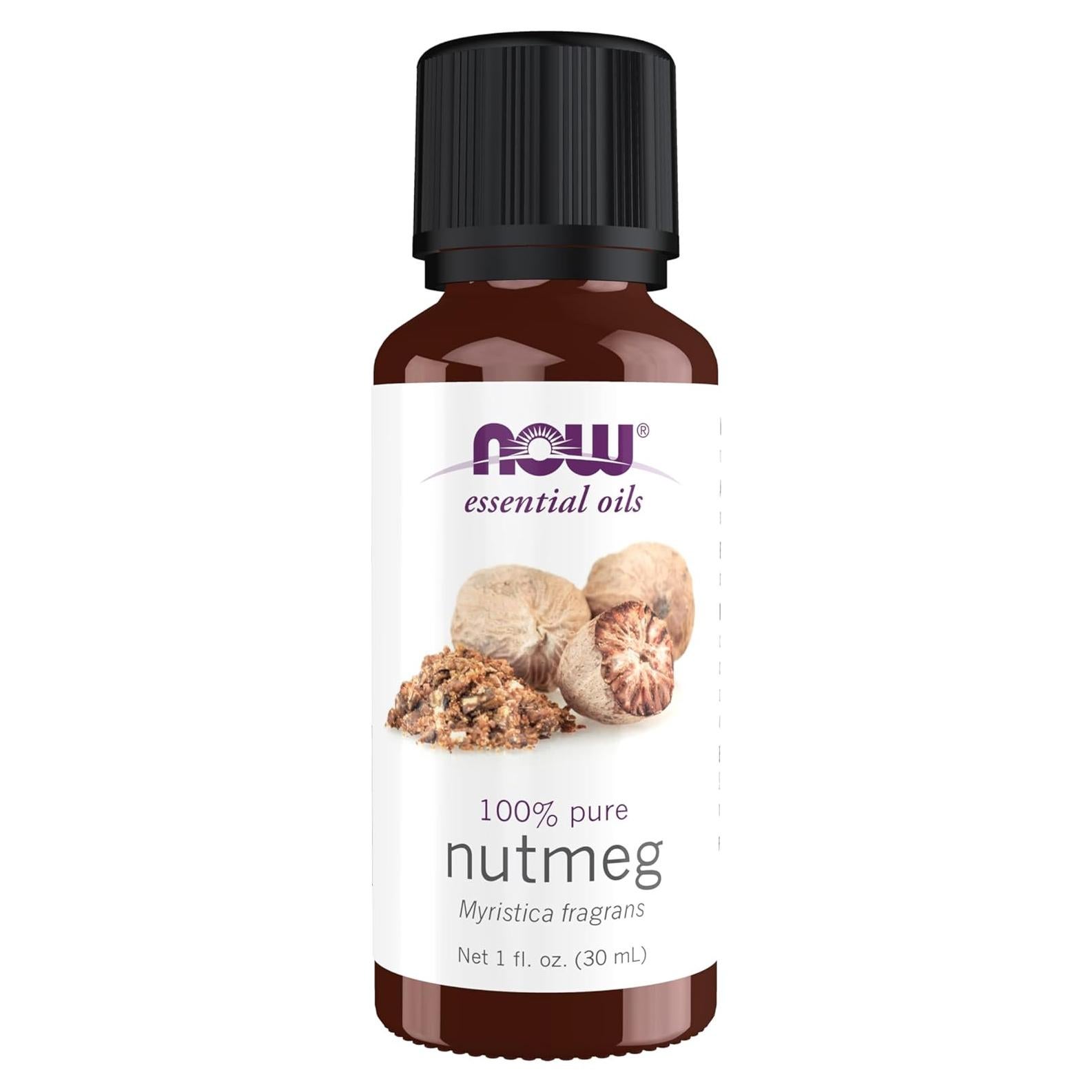 Aceite Esencial de Nuez Moscada NOW, 100% Puro, 28.35g