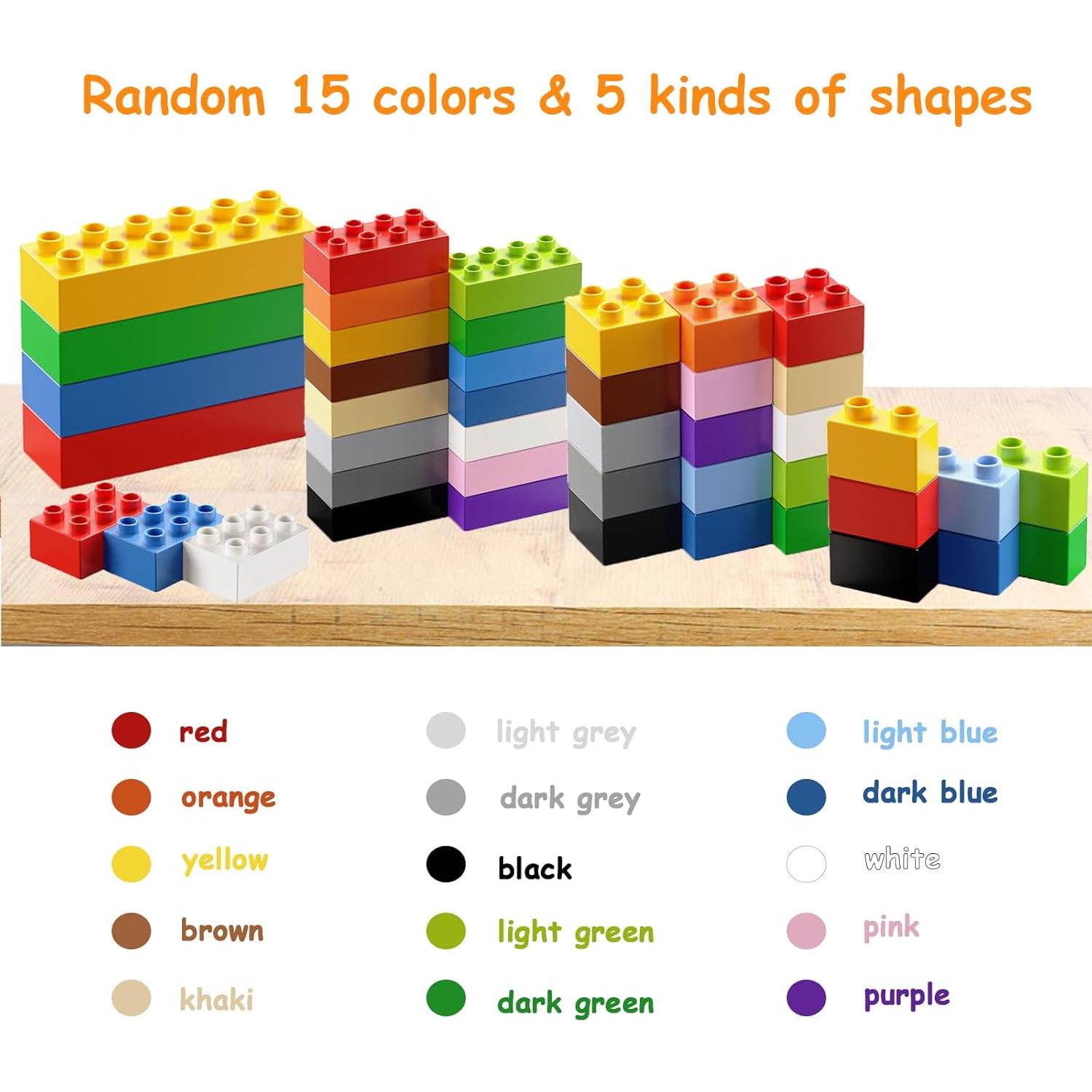 Juego de Bloques de Construcción Shantou 101 Piezas 15 Colores