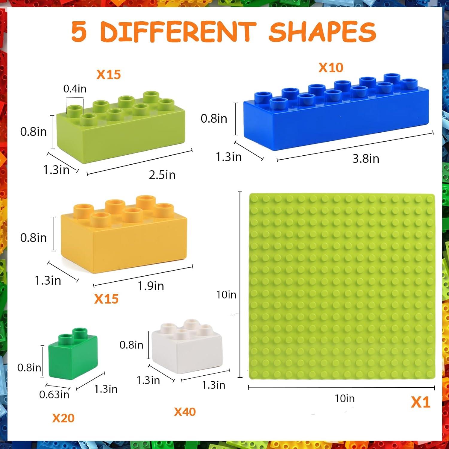 Juego de Bloques de Construcción Shantou 101 Piezas 15 Colores