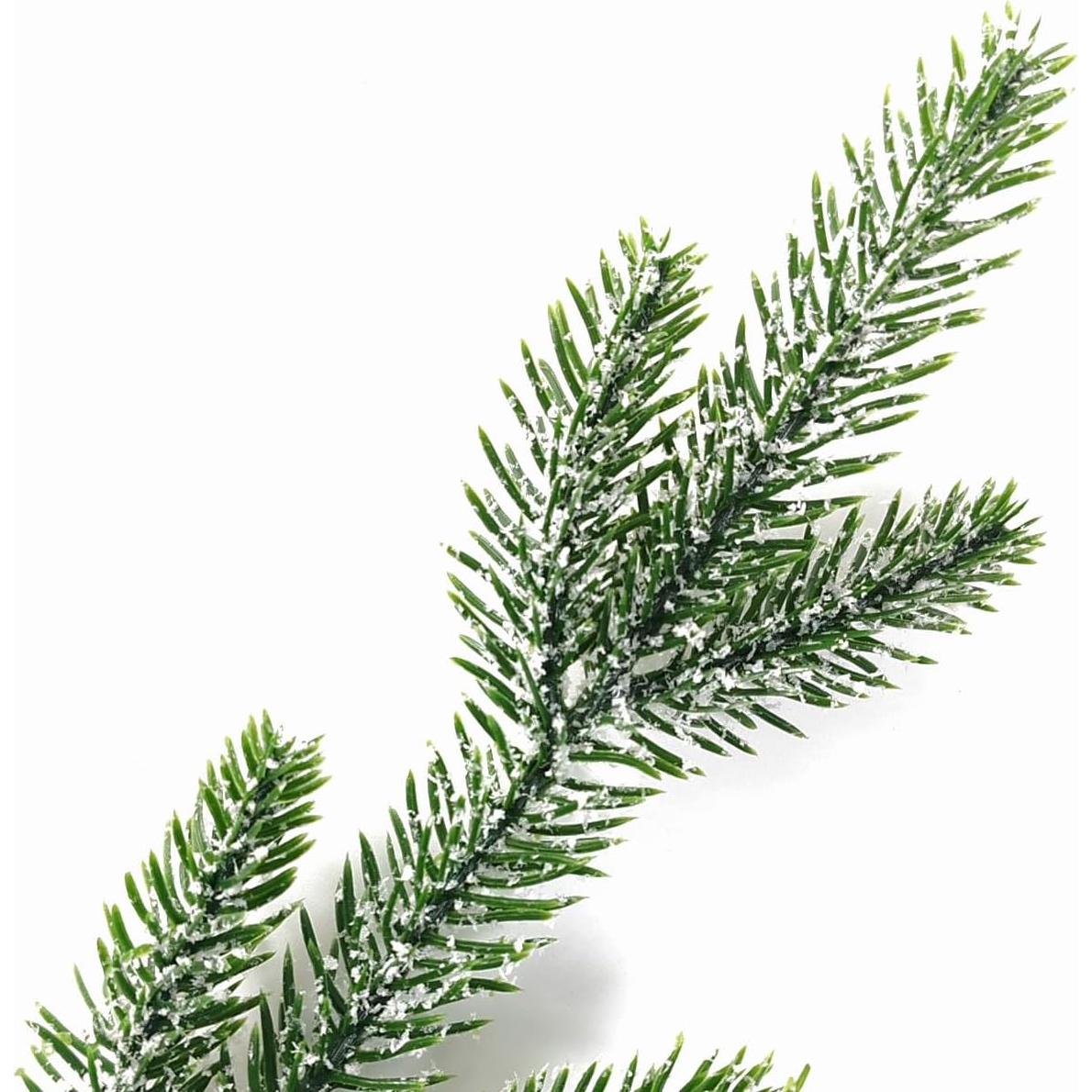 Ramas de Pino Artificial Nevado TIHOOD 30cm - 13 Piezas