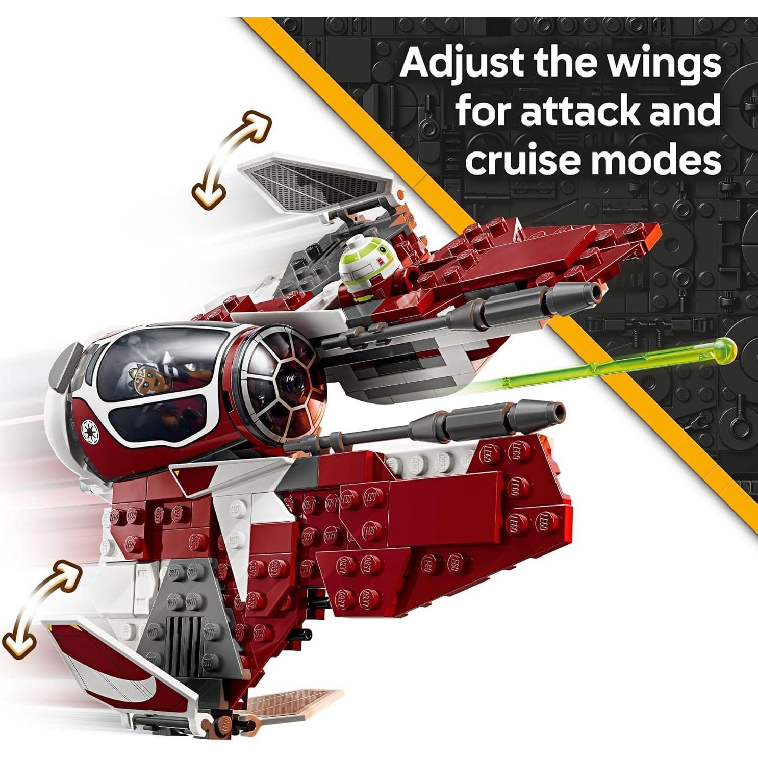 LEGO Star Wars Interceptor Jedi Ahsoka 290 Piezas 8+