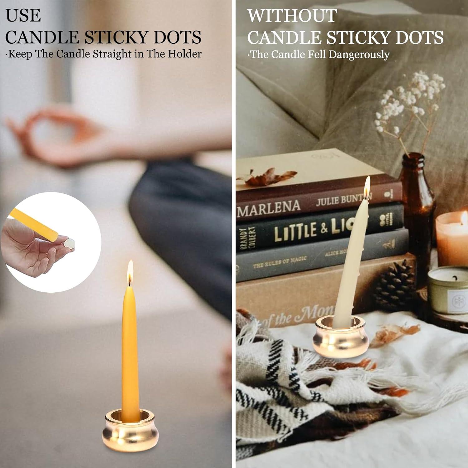 Juego de 30 Velas de Cera de Abeja para Meditación y Yoga