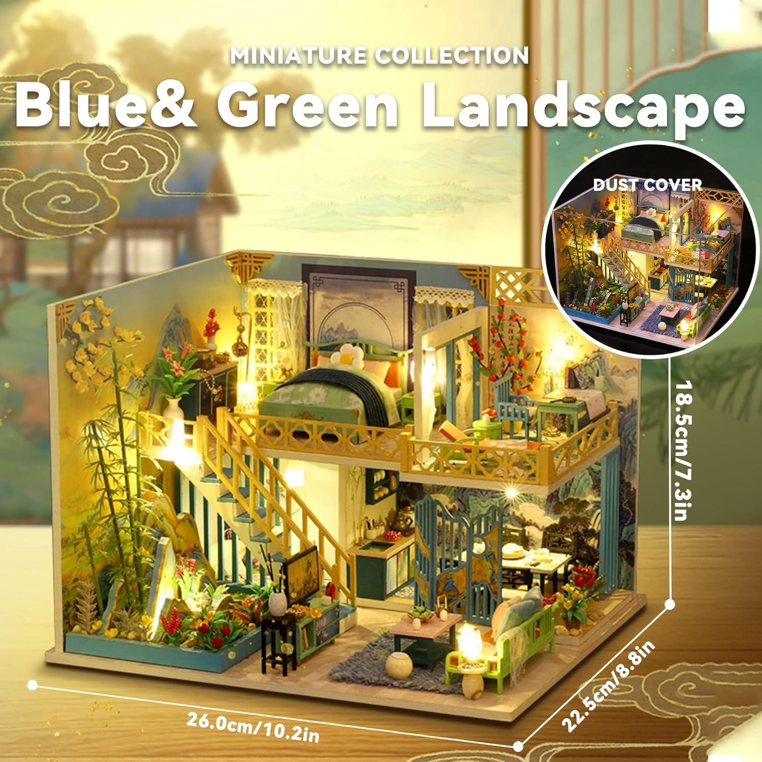 Kit Casa de Madera DIY Flever M038 Miniatura con Muebles