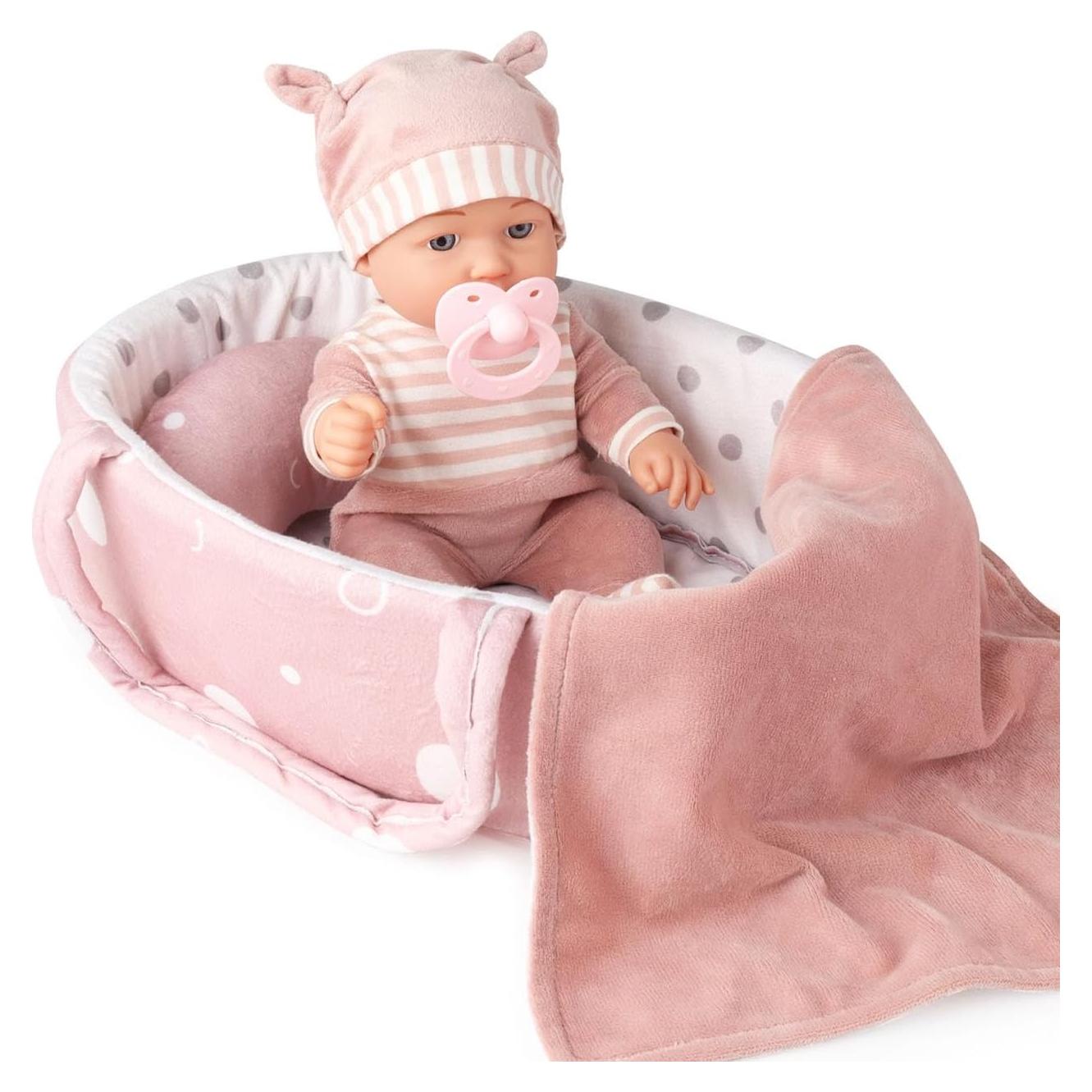 Juego de Muñeca 30 cm Enjoyin con Cuna y Accesorios