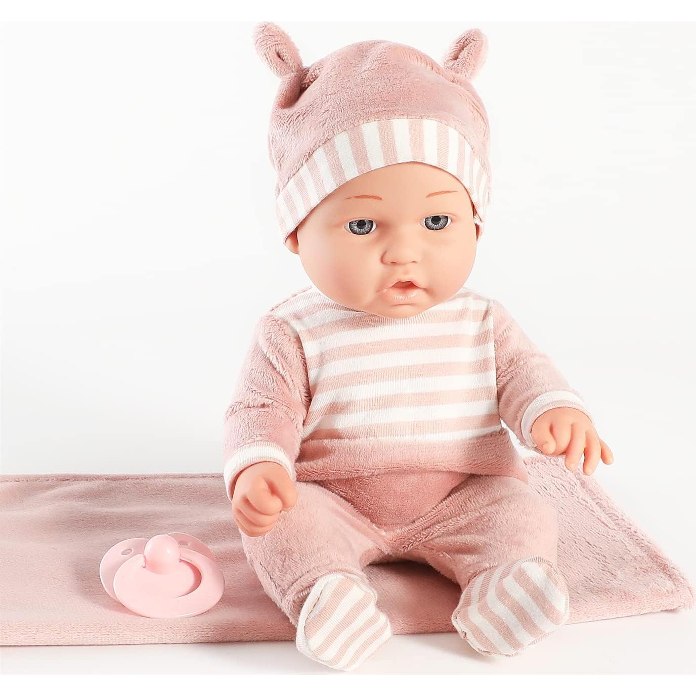 Juego de Muñeca 30 cm Enjoyin con Cuna y Accesorios