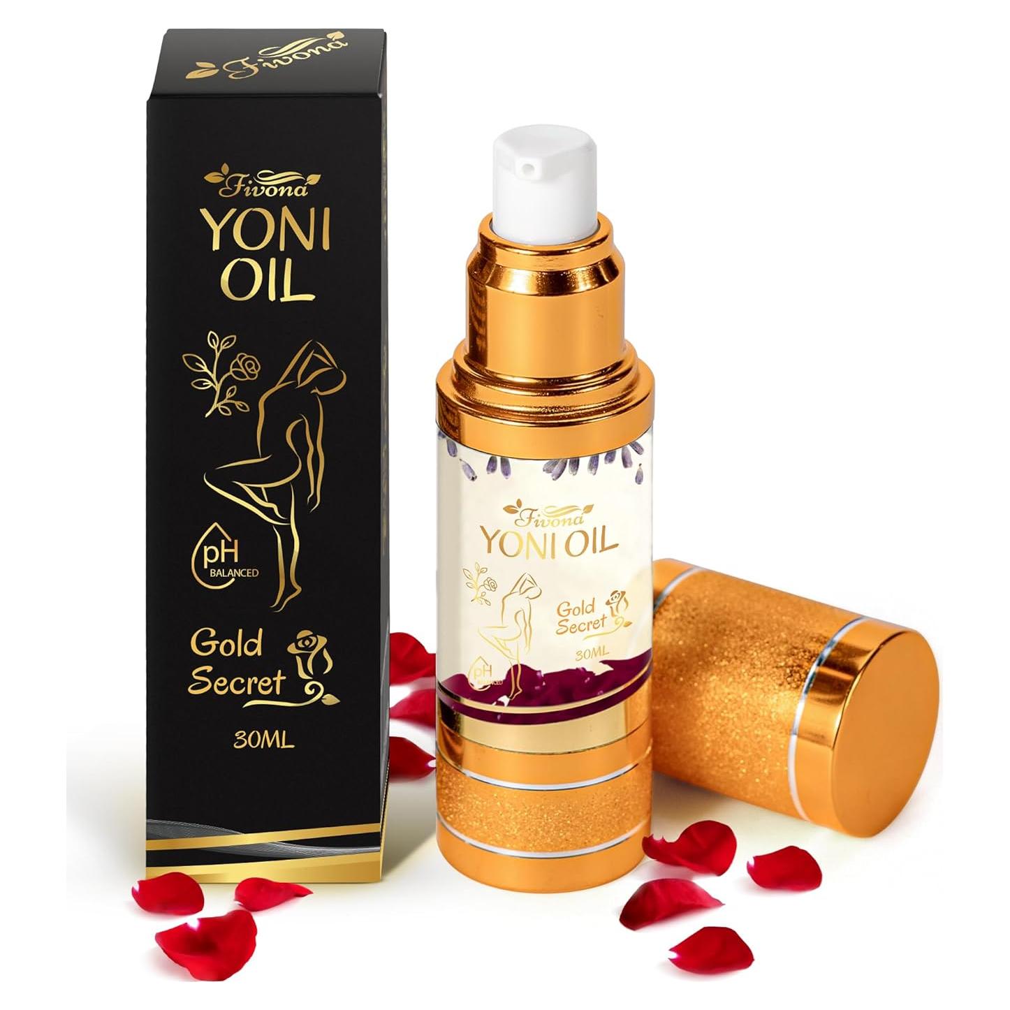 Aceite Yoni Fivona Gold Secret 81g - Hidratante Natural Femenino