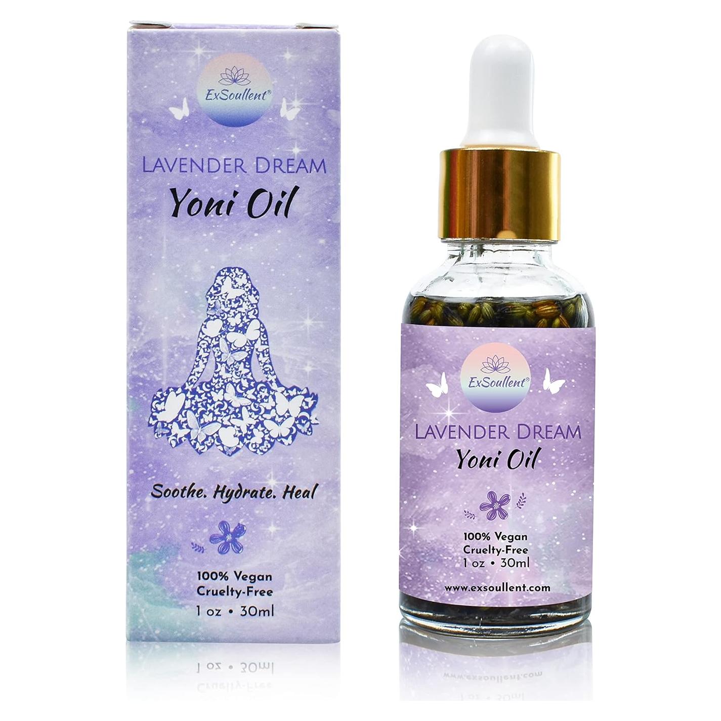 Aceite Yoni de Lavanda Orgánica ExSoullent 30 ml - Cuidado Femenino Natural