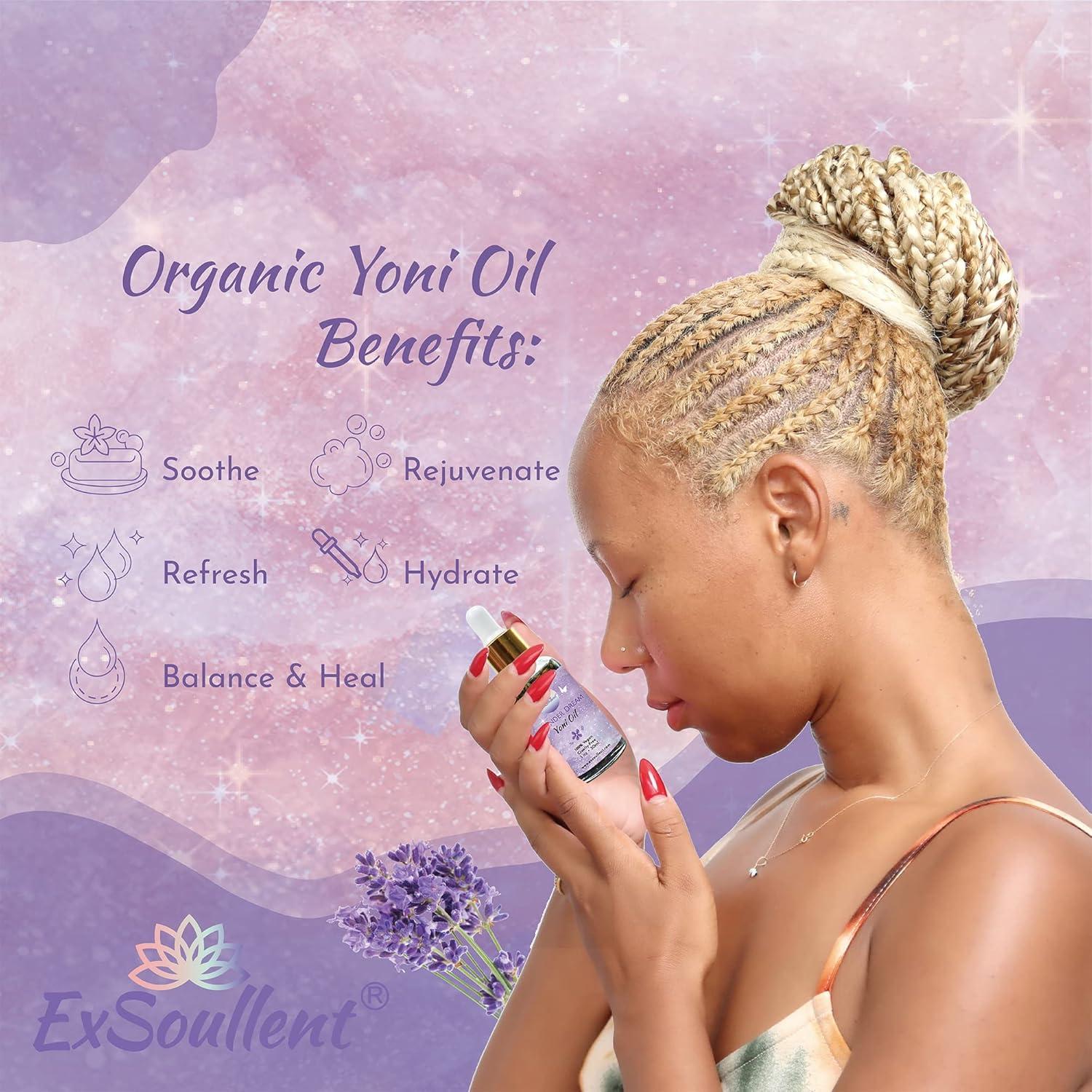 Aceite Yoni de Lavanda Orgánica ExSoullent 30 ml - Cuidado Femenino Natural