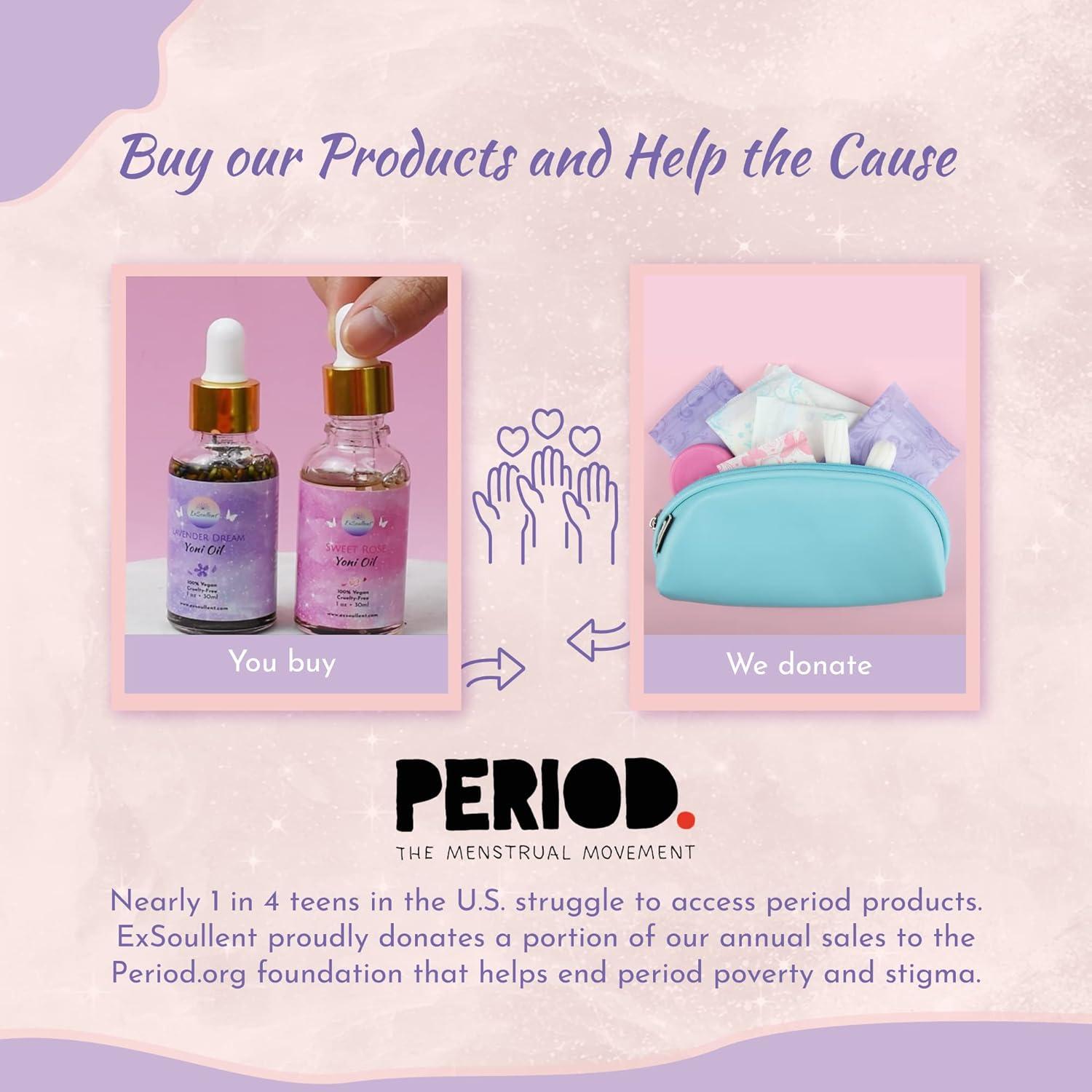 Aceite Yoni de Lavanda Orgánica ExSoullent 30 ml - Cuidado Femenino Natural