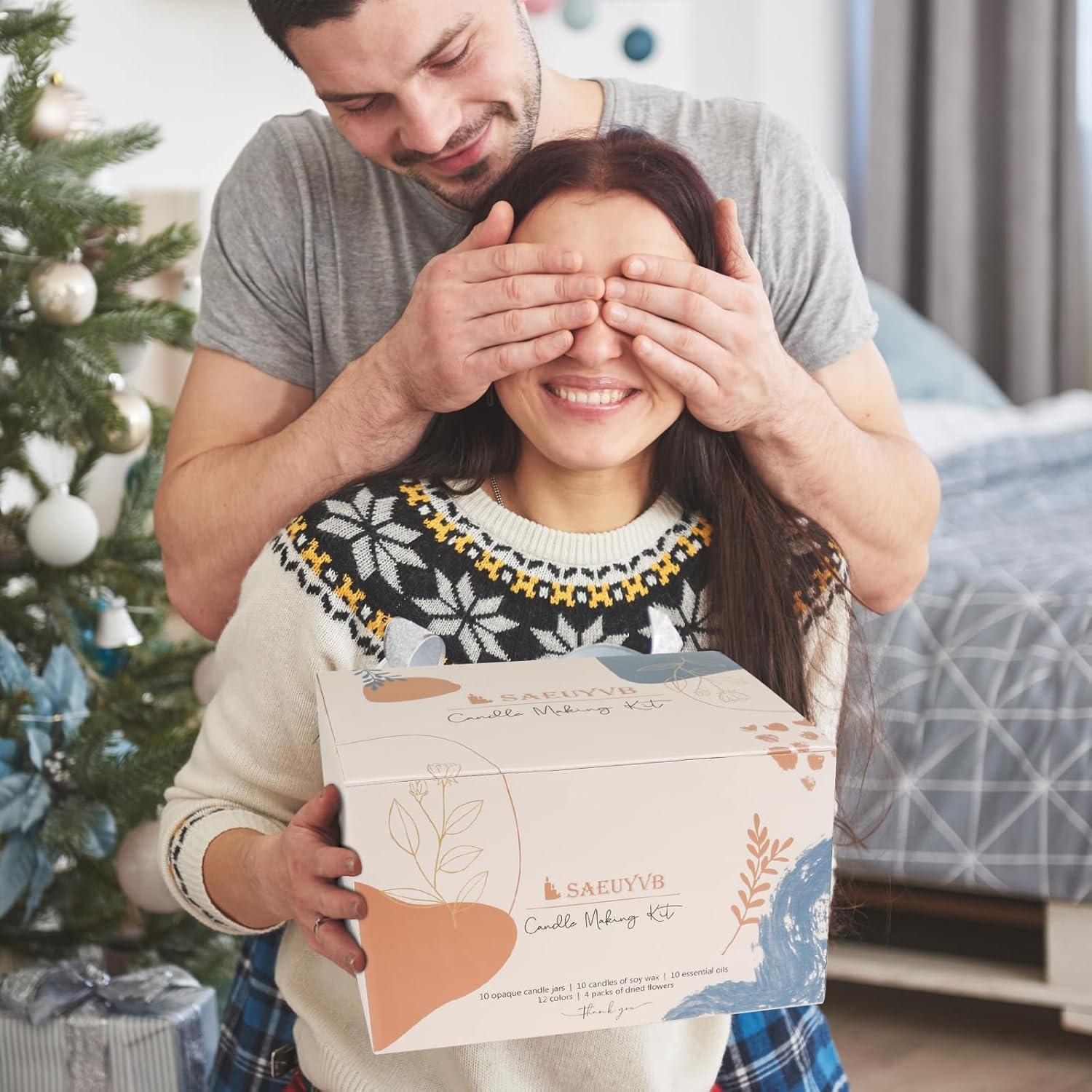 Kit de Fabricación de Velas SAEUYVB - Cera de Soja y Aromas