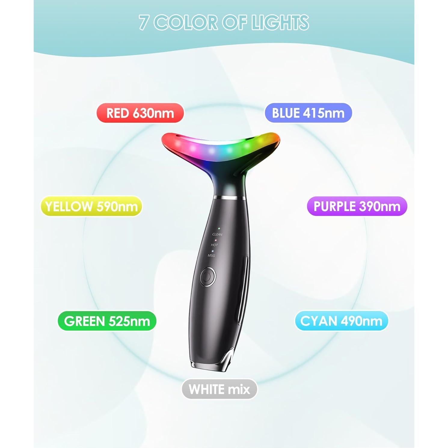 Masajeador Facial y de Cuello Aozemei AM-8003 Negro