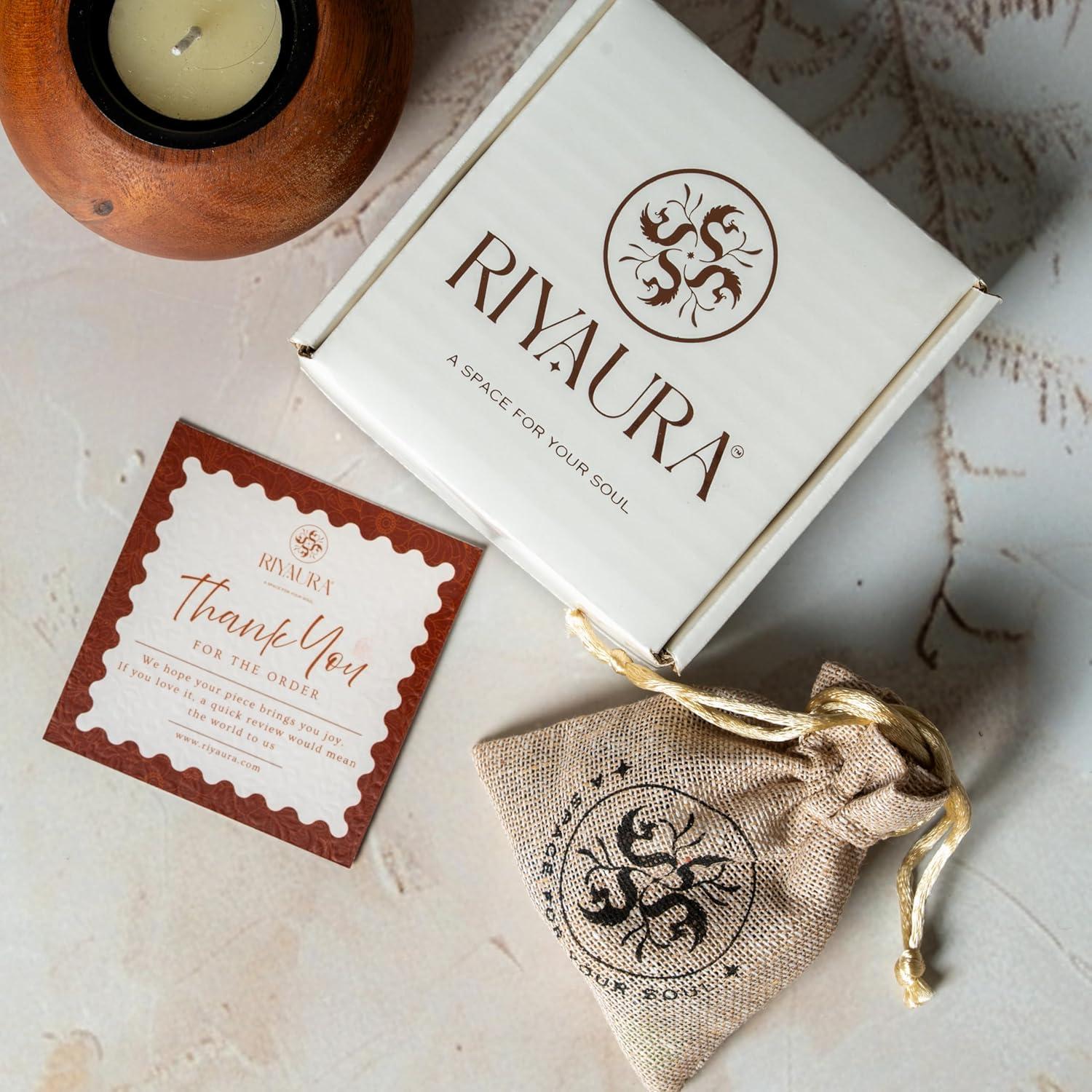 Collar Japa Mala Ojo de Tigre Amarillo RIYAURA 108 Cuentas