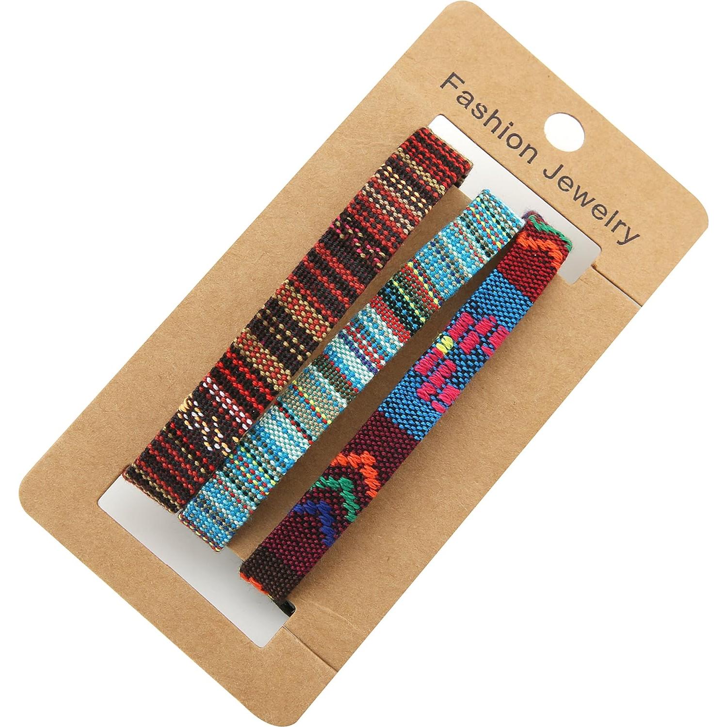 Pulseras Envueltas HZMAN - Mezcla 6 Cuerdas de Cáñamo Ajustables