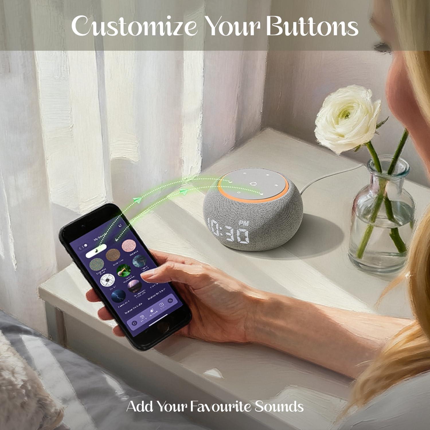 Máquina de Sonido Blanco Luna Pro - 500+ Sonidos Calmantes